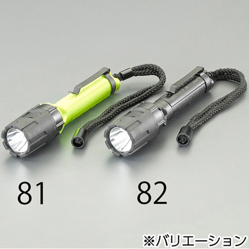 EA758SD-81 フラッシュライト/LED 防爆構造 EA758SDシリーズ エスコ 単3電池×2本(付属) イエロー色 EA758SD-81 フラッシュライト/LED 防爆構造 EA758SDシリーズ エスコ 単3電池×2本(付属) イエロー色