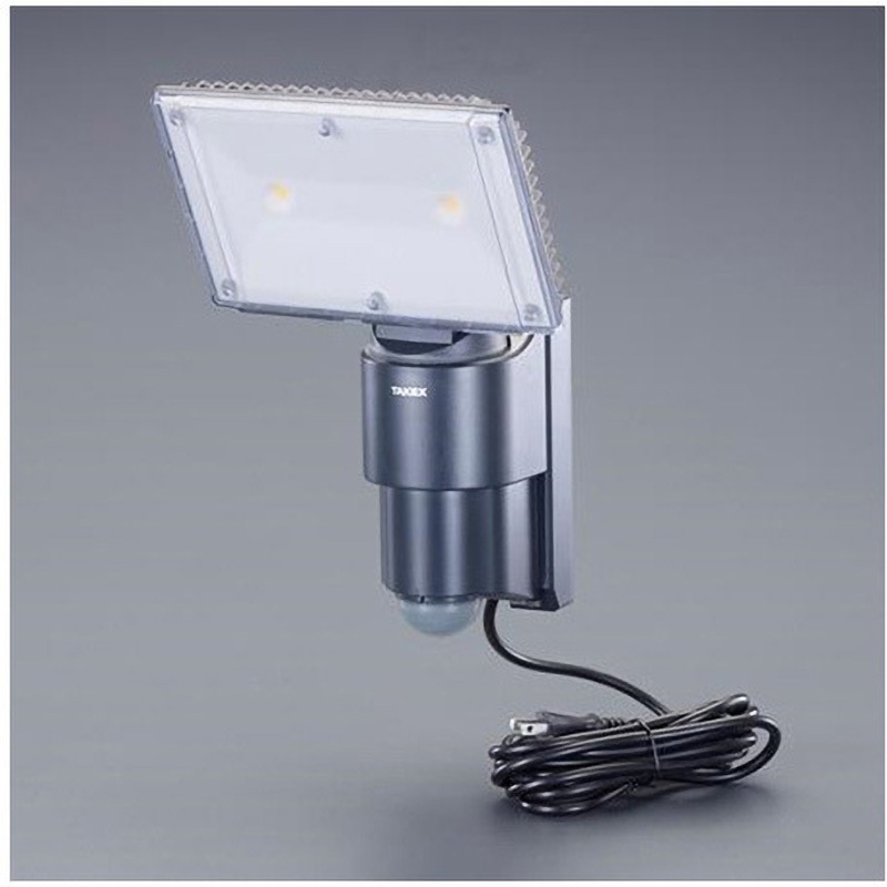 EA864C-53 LEDセンサーライト 防雨型 エスコ 電源(V):AC100(50/60Hz) チップオンボード型LED パッシブインフラレッド式 屋内・屋外   EA864C-53