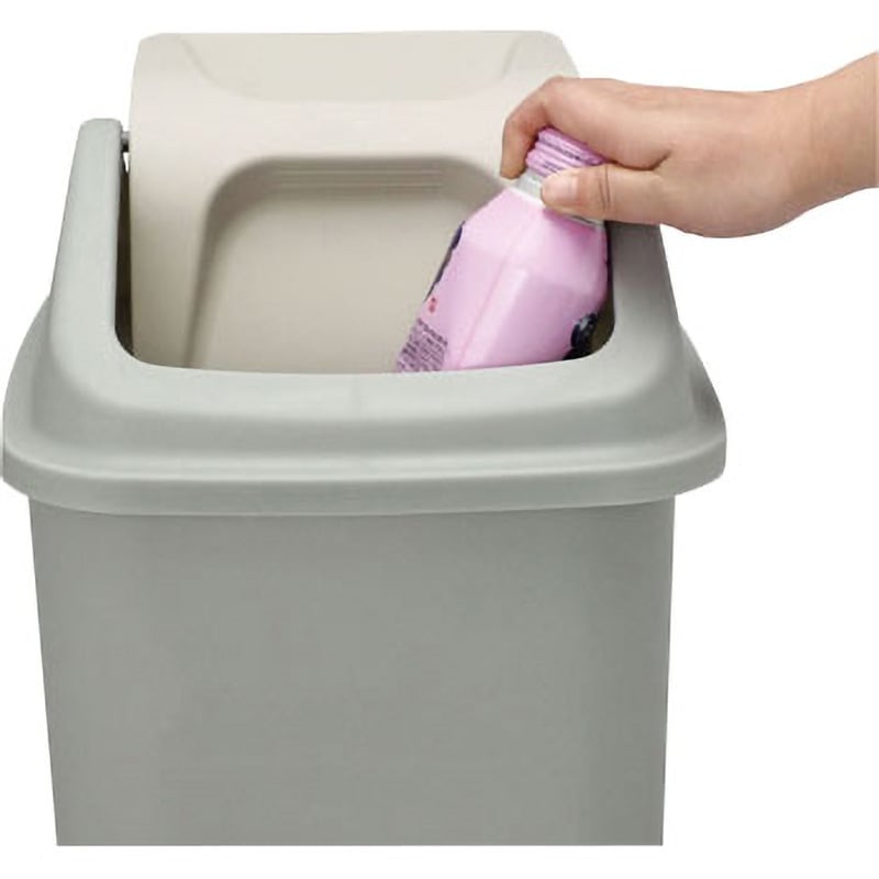 XDL-20E-8 ゴミ箱 スイング式 容量約20L モノタロウ グレー色 - 【通販