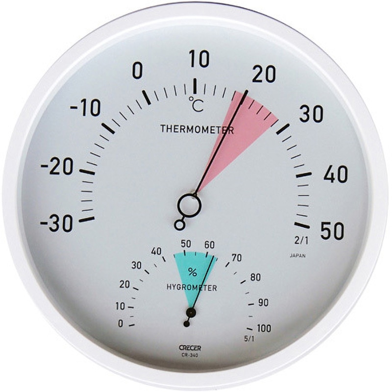 CR-340W 温湿度計 CR-340シリーズ 1ケース(10個) クレセル 【通販モノタロウ】 43,537円