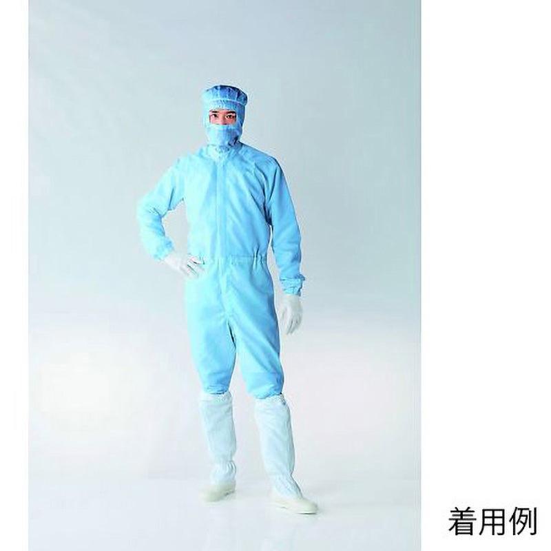 FD173C-02 5L オートクレーブ滅菌対応ツナギ服 5L FD173Cシリーズ 東洋リントフリー 青色