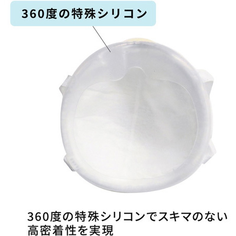 20180022-L Niosh認証 Softseal 3D N95マスク カップ型 10枚入