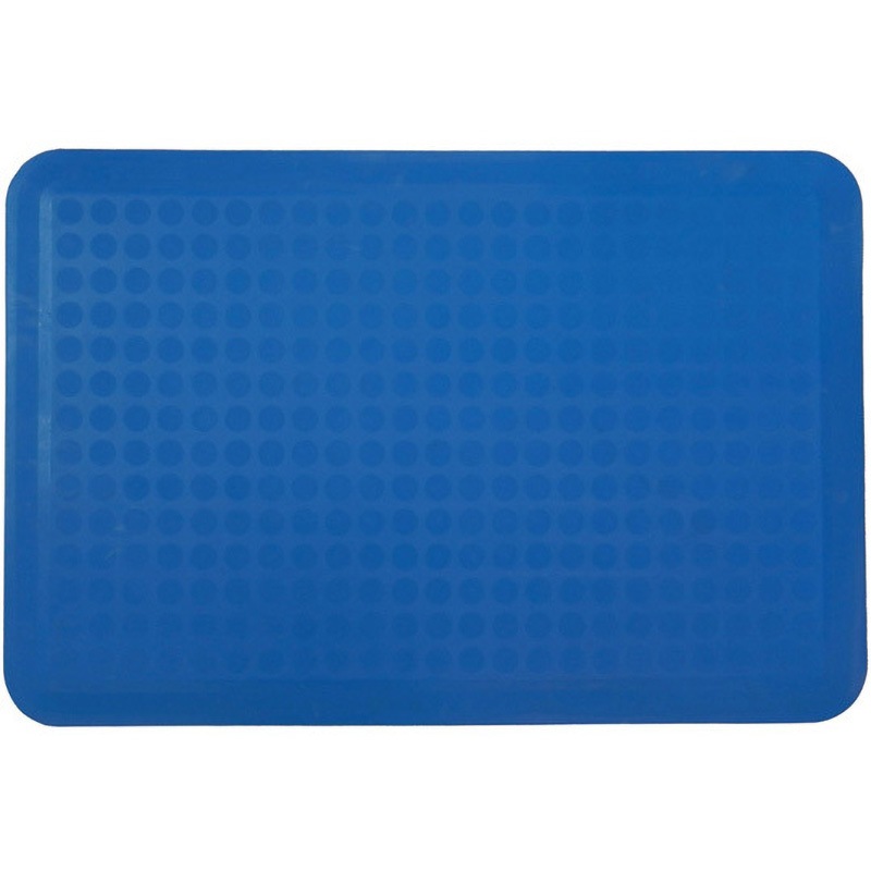 N526-0023BL 耐油・耐水 疲労軽減 フードプロセスマット N526シリーズ ジャストライト 青色 長さ910mm幅610mm厚さ127mm