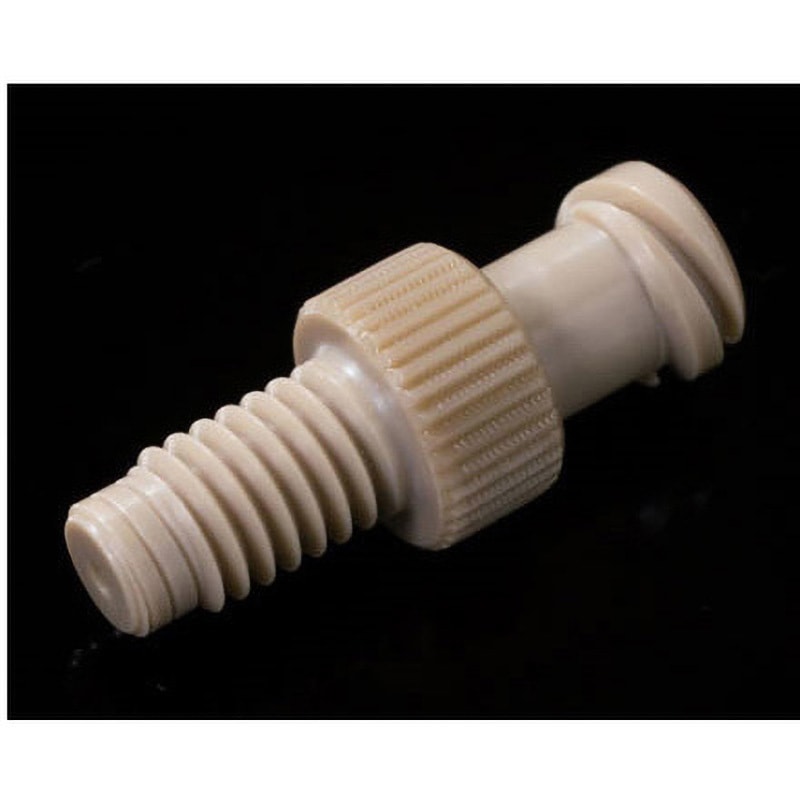 PS6611 PEEKルアーアダプター アズワン 形状M6×1オス-メスルアー  1個 PS6611