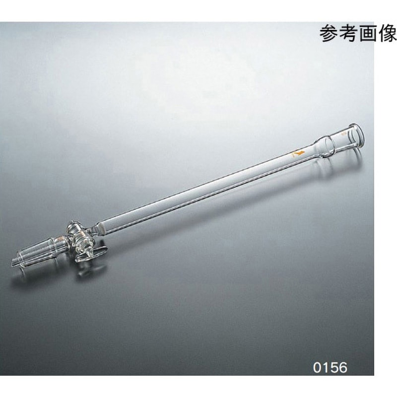 CL0156-01-114 上下TSクロマト管 G4・ガラスコック付 <透> CL0156シリーズ climbing(クライミング) 内径10mm細孔径10～20μm