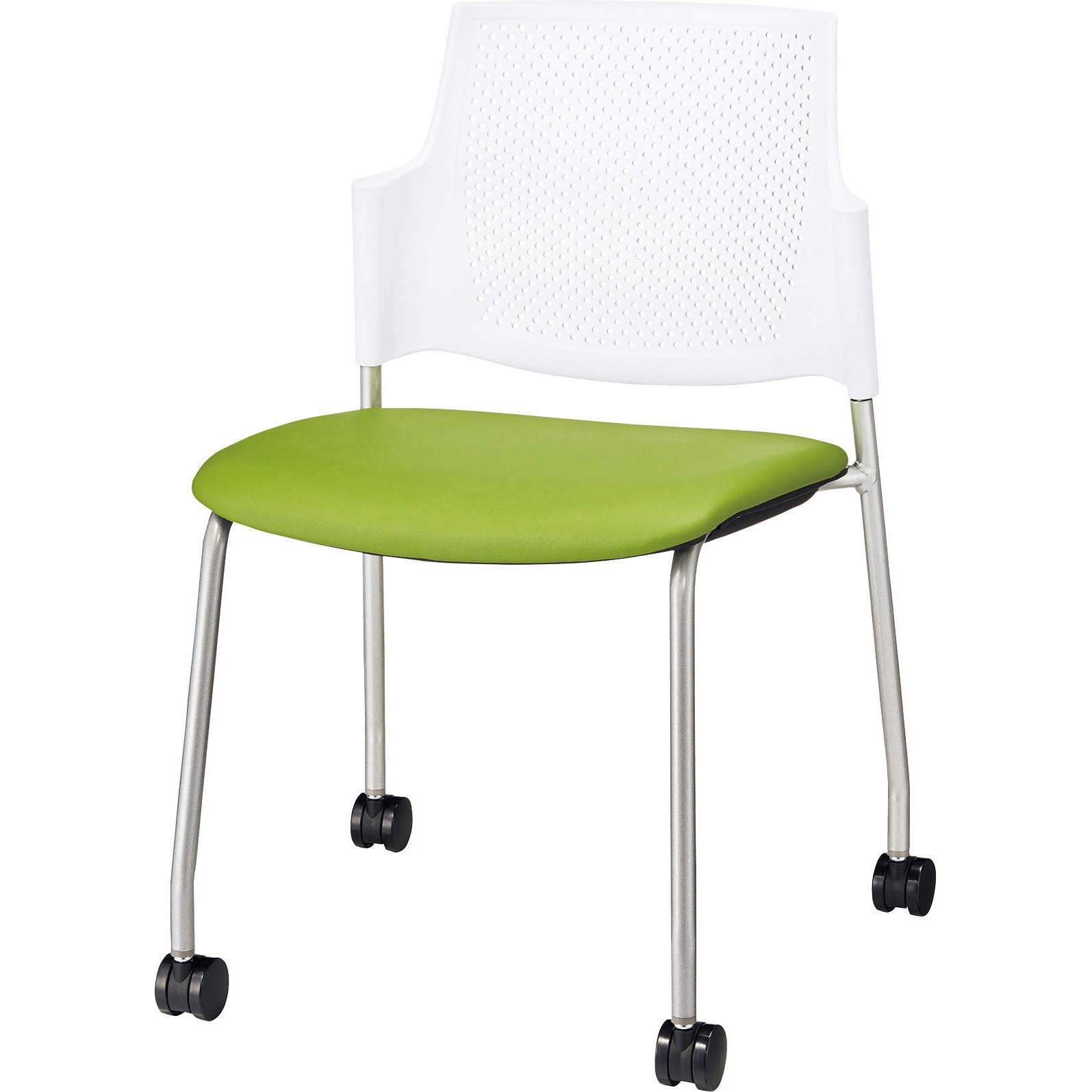 No．1161N-SWS ミーティング用チェアー ルシーノ LION (ライオン事務器) 高さ764mm幅532mm奥行543mm