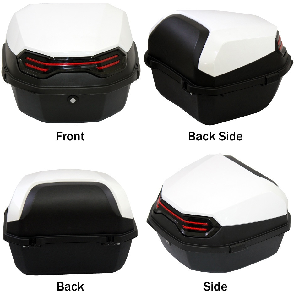 MM18-40L-WH バイク用 リアボックス リーベン トップケース 40L