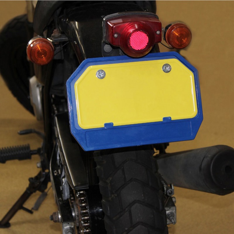 MM50-0462-WH スクーター用 50CC～125CC ナンバーフレーム 1枚 MAD MAX