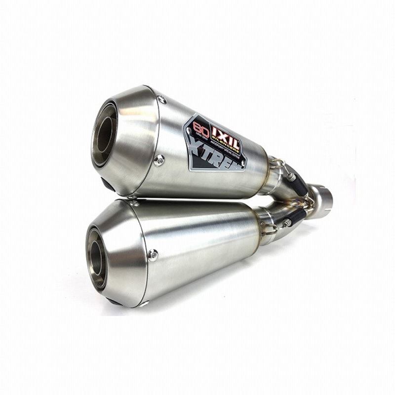 IX-OB510SS IXIL(イクシル) BRIXTON CROSSFIRE 500 X OVC13SS スリップオン マフラー MAD MAX(マッドマックス) コニカル マットポリッシュ 長さ218mm  IX-OB510SS