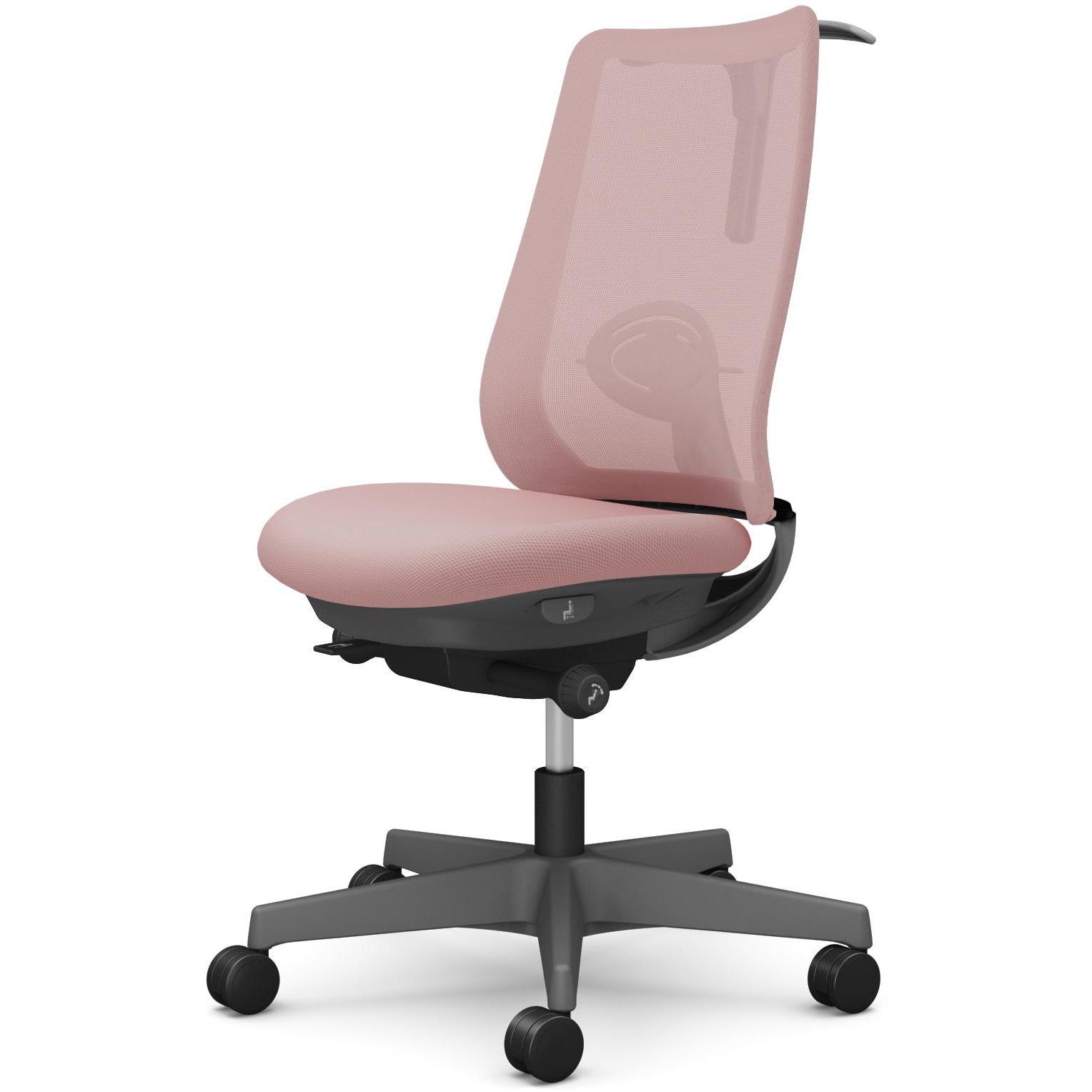 CF12XE FKA7 ポータムシリーズ/肘なし/背メッシュ/スタンダードタイプ/ダークグレーボディ/ハンガー有/ランバー有/ナイロンキャスター 1脚 オカムラ(岡村製作所) 【通販モノタロウ】