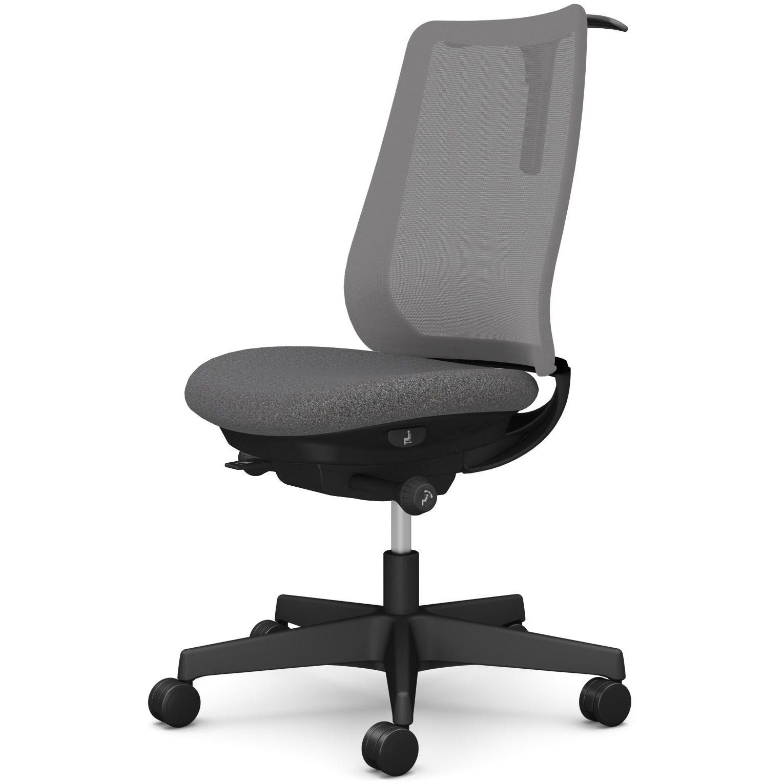 CF12XR F1K0 ポータムシリーズ/肘なし/背メッシュ/スタンダードタイプ/ブラックボディ/ハンガー有/ランバー無/ナイロンキャスター 1脚 オカムラ(岡村製作所) 【通販モノタロウ】