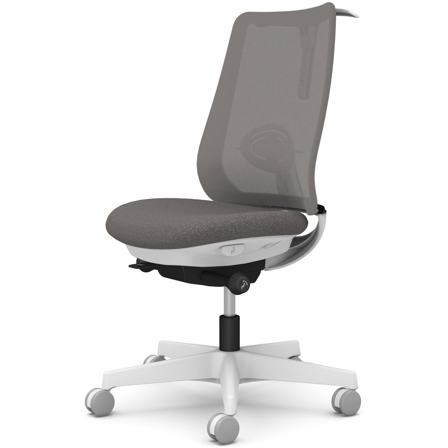 CF12XZ F1K3 ポータムシリーズ/肘なし/背メッシュ/スタンダードタイプ/ホワイトボディ/ハンガー有/ランバー有/ナイロンキャスター 1脚 オカムラ(岡村製作所) 【通販モノタロウ】