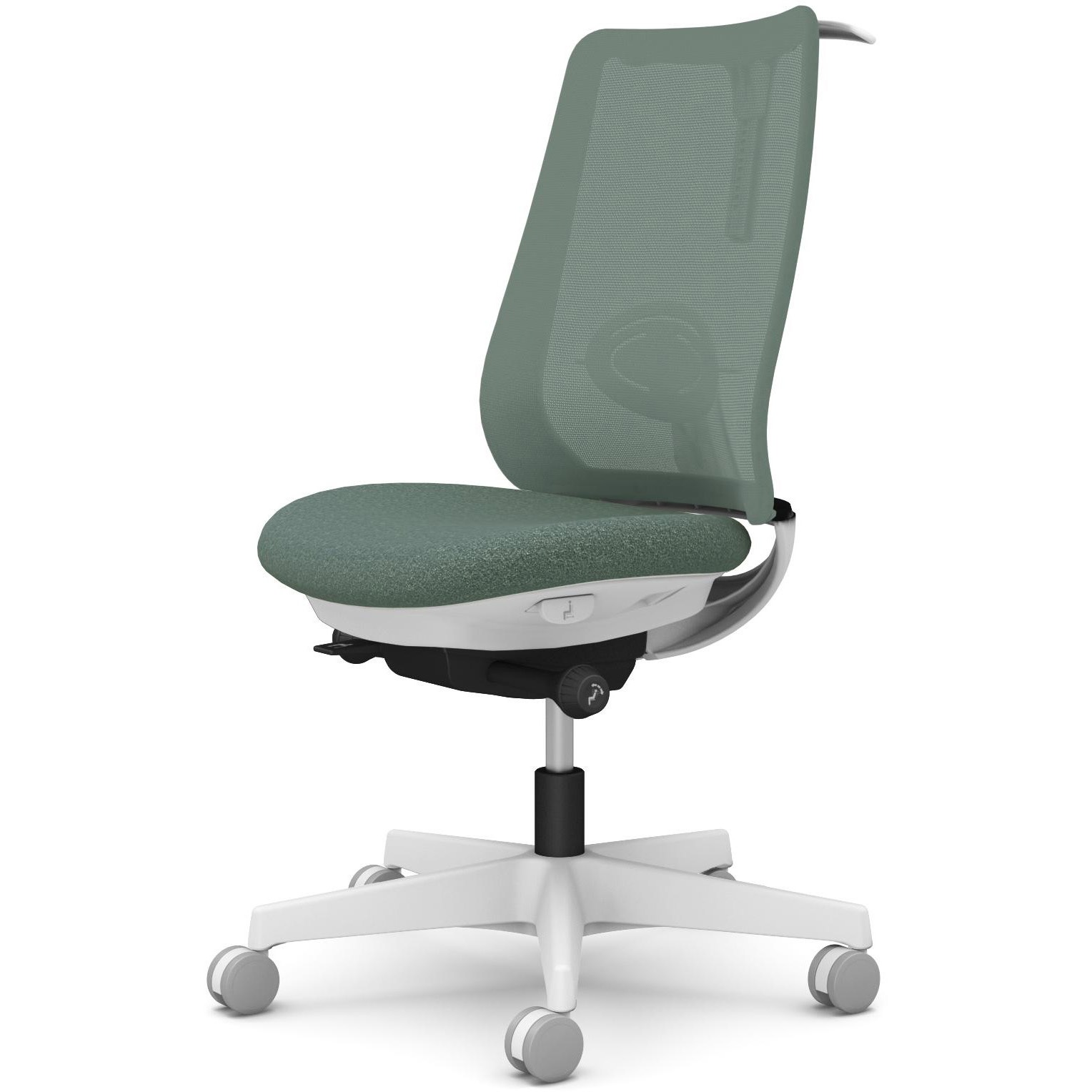 CF12XZ F1K5 ポータムシリーズ/肘なし/背メッシュ/スタンダードタイプ/ホワイトボディ/ハンガー有/ランバー有/ナイロンキャスター 1脚 オカムラ(岡村製作所) 【通販モノタロウ】 44,837円