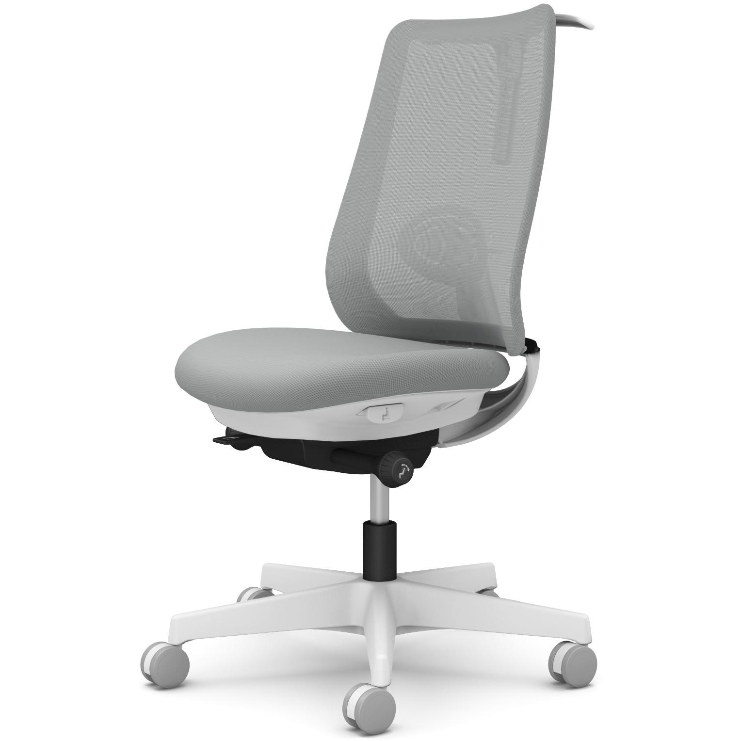 CF12XZ FKA3 ポータムシリーズ/肘なし/背メッシュ/スタンダードタイプ/ホワイトボディ/ハンガー有/ランバー有/ナイロンキャスター 1脚 オカムラ(岡村製作所) 【通販モノタロウ】