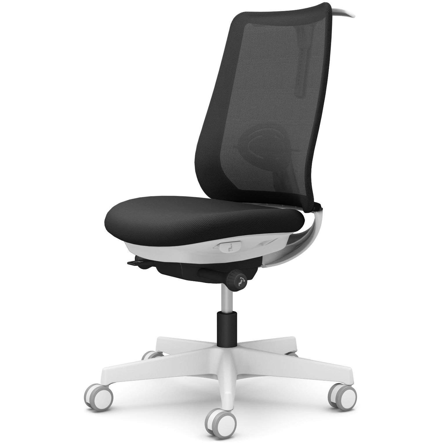 CF12ZZ FKA1 ポータムシリーズ/肘なし/背メッシュ/スタンダードタイプ/ホワイトボディ/ハンガー有/ランバー有/ウレタンキャスター 1脚 オカムラ(岡村製作所) 【通販モノタロウ】