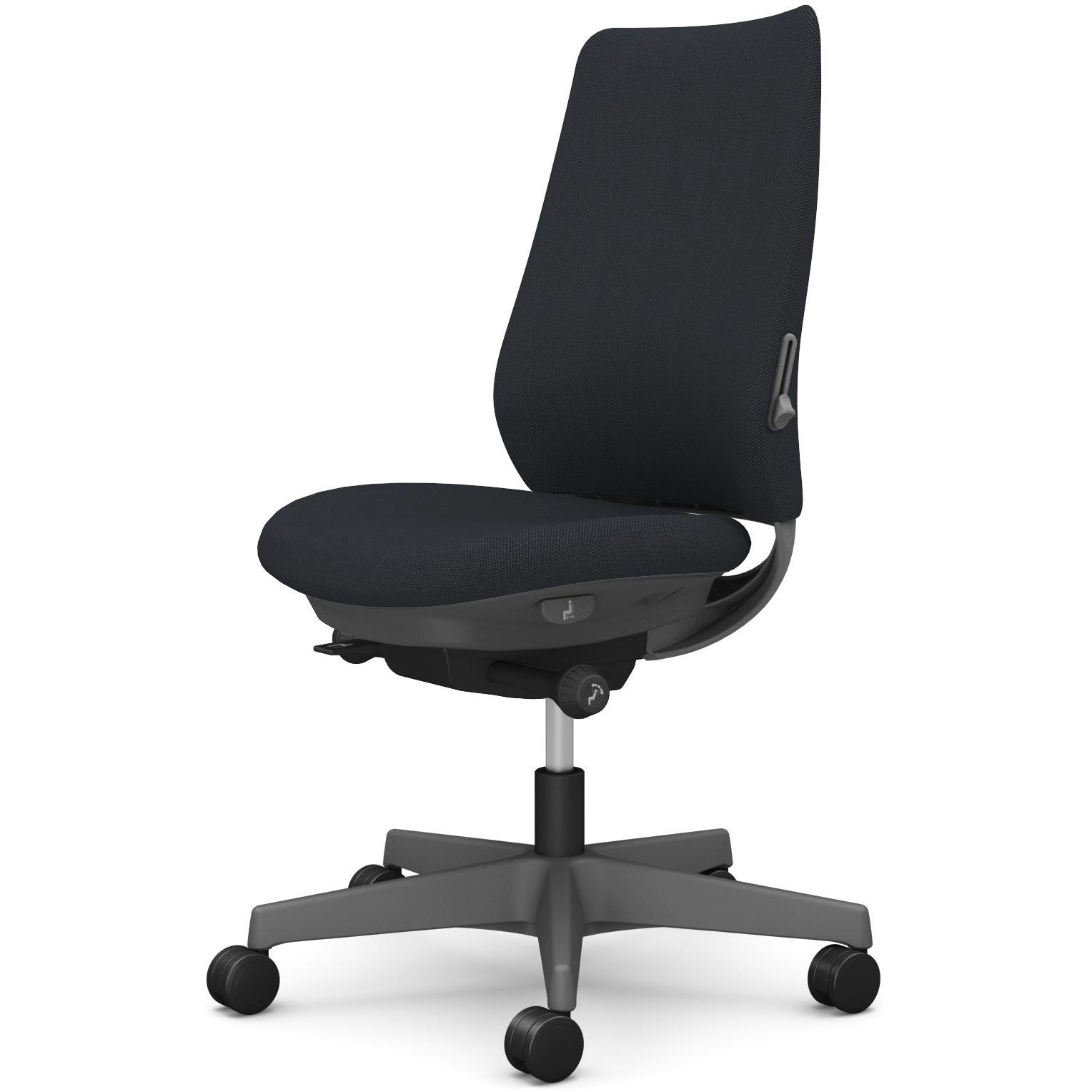 CF13XE FRU1 ポータムシリーズ/肘なし/背クッション/スタンダードタイプ/ダークグレー/ハンガー無/ランバー有/ナイロンキャスター 1脚 オカムラ(岡村製作所) 【通販モノタロウ】 38,337円