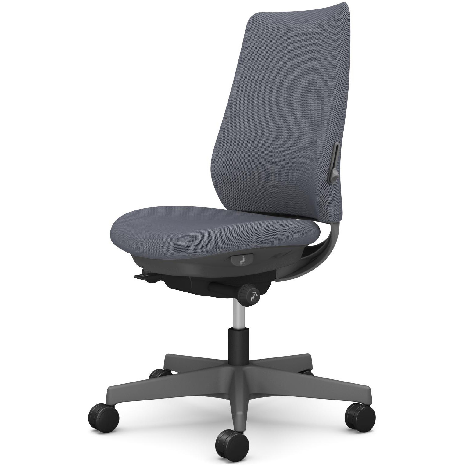 CF13XE FRU2 ポータムシリーズ/肘なし/背クッション/スタンダードタイプ/ダークグレー/ハンガー無/ランバー有/ナイロンキャスター 1脚 オカムラ(岡村製作所) 【通販モノタロウ】