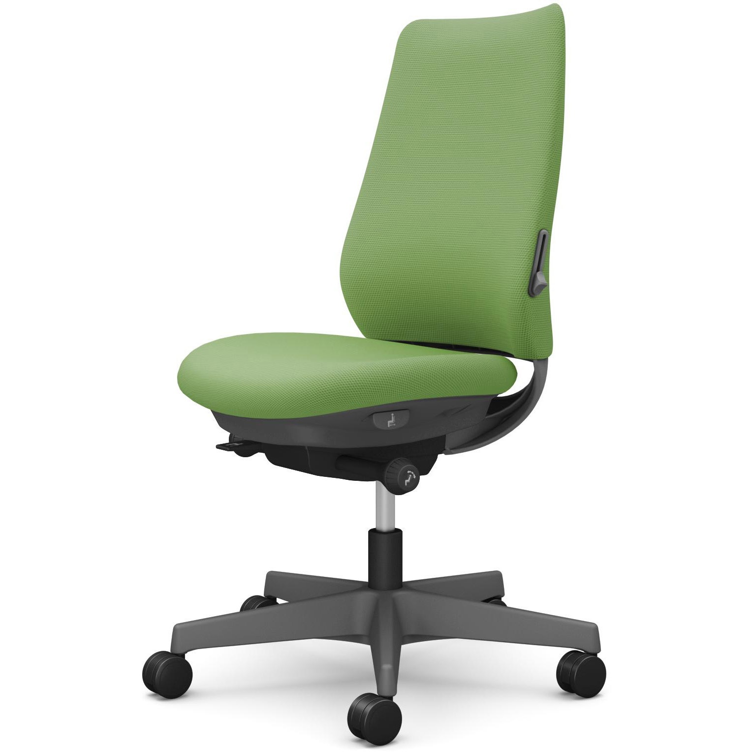 CF13XE FSF5 ポータムシリーズ/肘なし/背クッション/スタンダードタイプ/ダークグレー/ハンガー無/ランバー有/ナイロンキャスター 1脚 オカムラ(岡村製作所) 【通販モノタロウ】