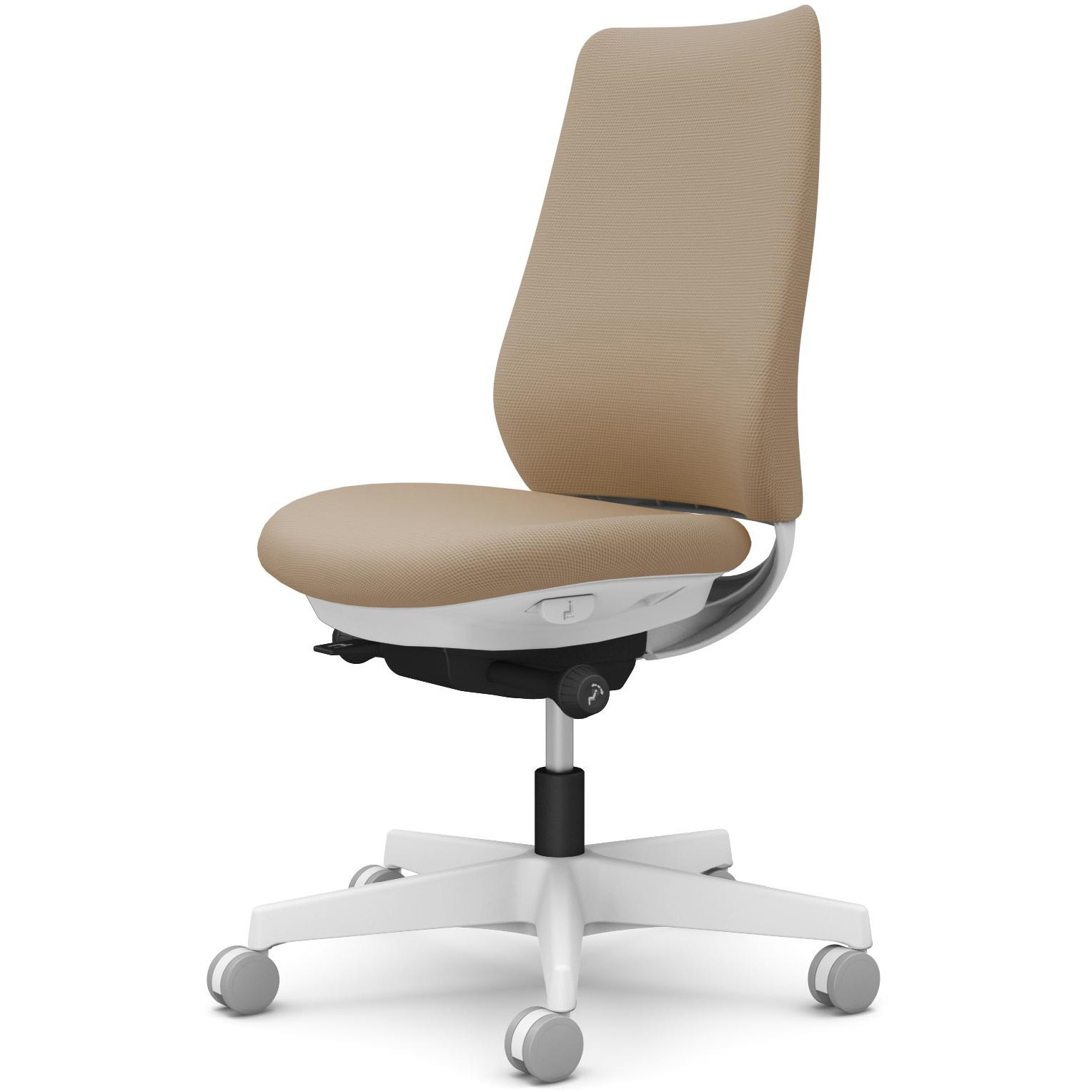 CF13XW FSF7 ポータムシリーズ/肘なし/背クッション/スタンダードタイプ/ホワイトボディ/ハンガー無/ランバー無/ナイロンキャスター 1脚 オカムラ(岡村製作所) 【通販モノタロウ】