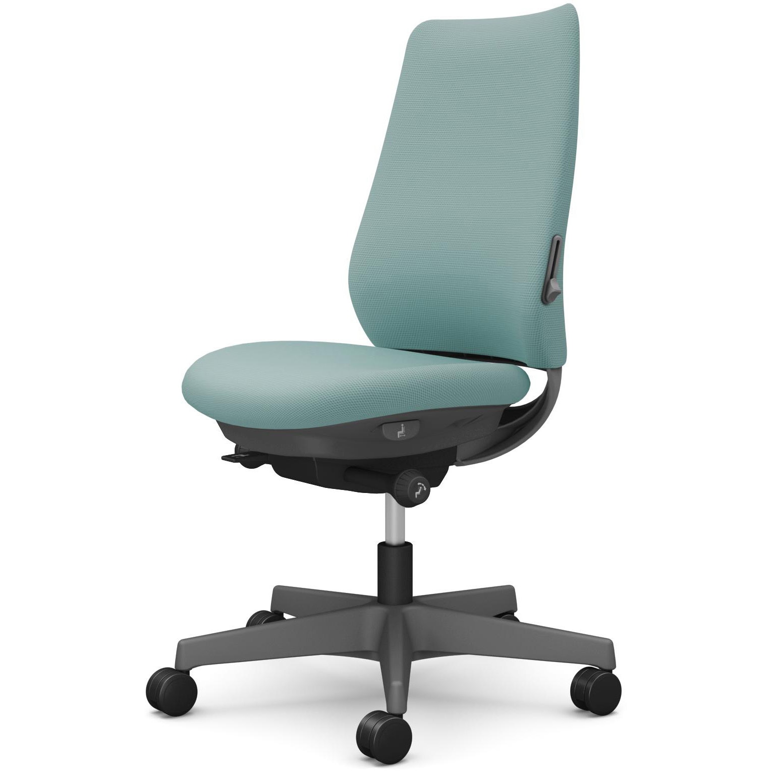 CF13ZE FSG7 ポータムシリーズ/肘なし/背クッション/スタンダードタイプ/ダークグレー/ハンガー無/ランバー有/ウレタンキャスター 1脚 オカムラ(岡村製作所) 【通販モノタロウ】 38,337円