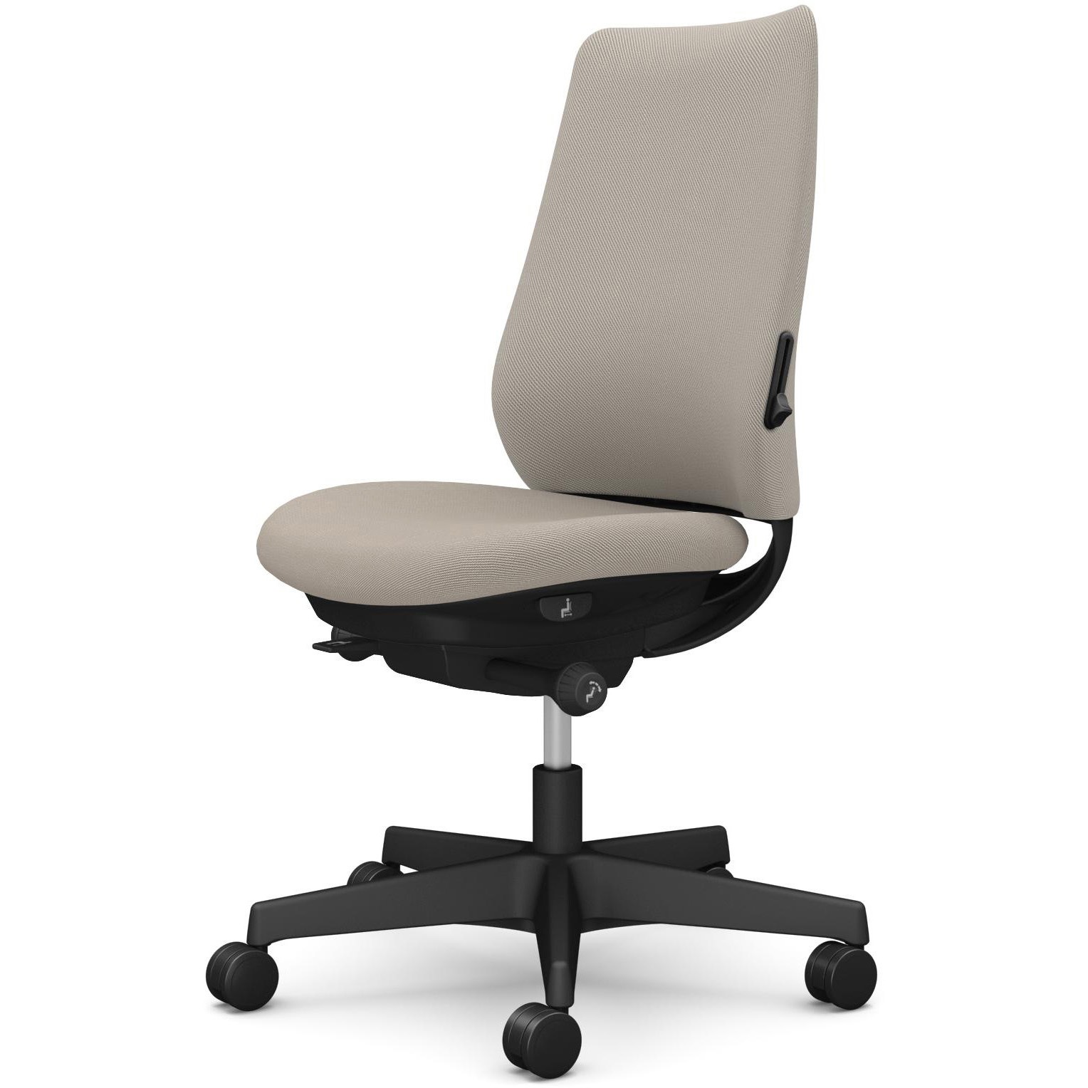 CF13ZS FKY7 ポータムシリーズ/肘なし/背クッション/スタンダードタイプ/ブラックボディ/ハンガー無/ランバー有/ウレタンキャスター 1脚 オカムラ(岡村製作所) 【通販モノタロウ】 38,337円