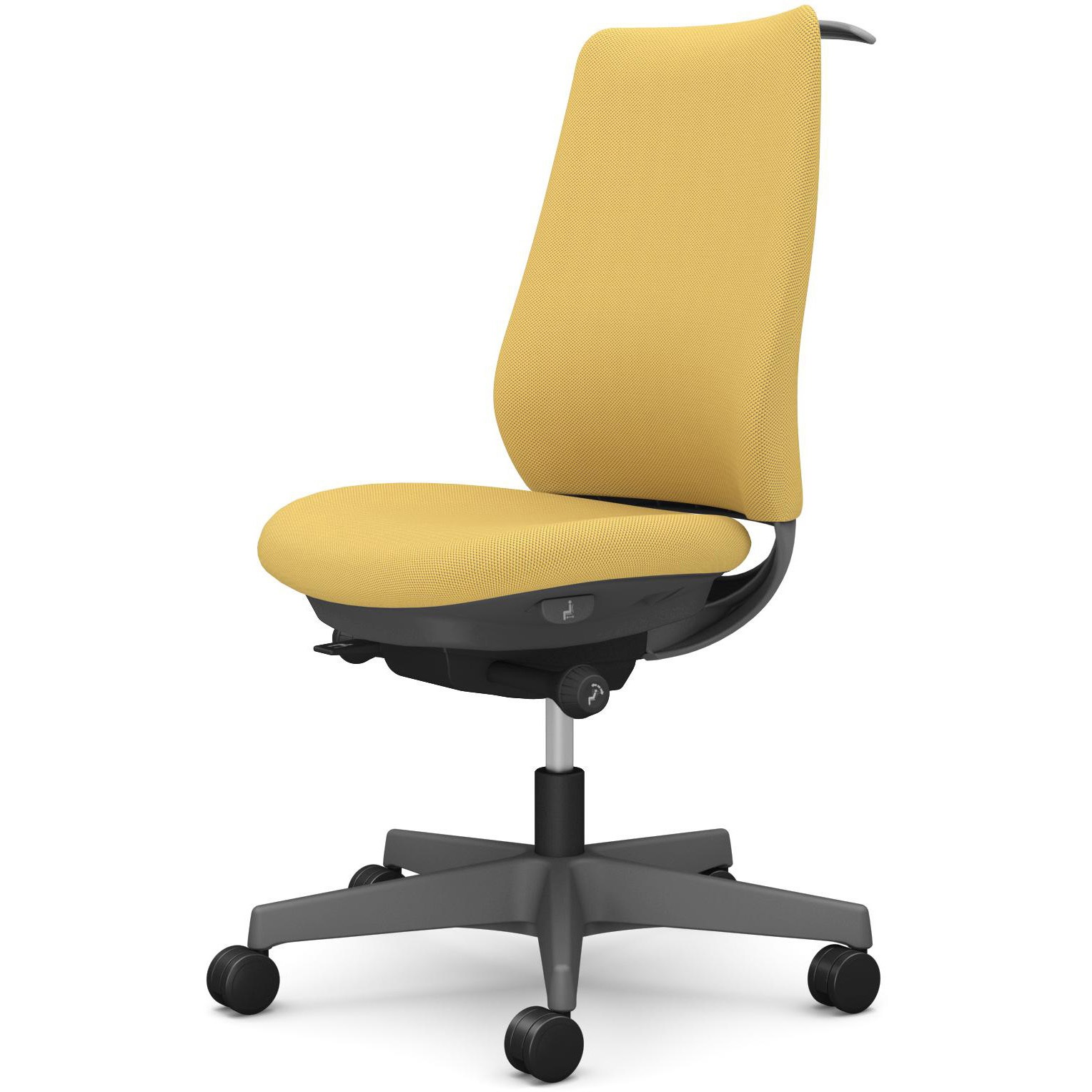 CF14XA FRU8 ポータムシリーズ/肘なし/背クッション/スタンダードタイプ/ダークグレー/ハンガー有/ランバー無/ナイロンキャスター 1脚 オカムラ(岡村製作所) 【通販モノタロウ】 40,937円