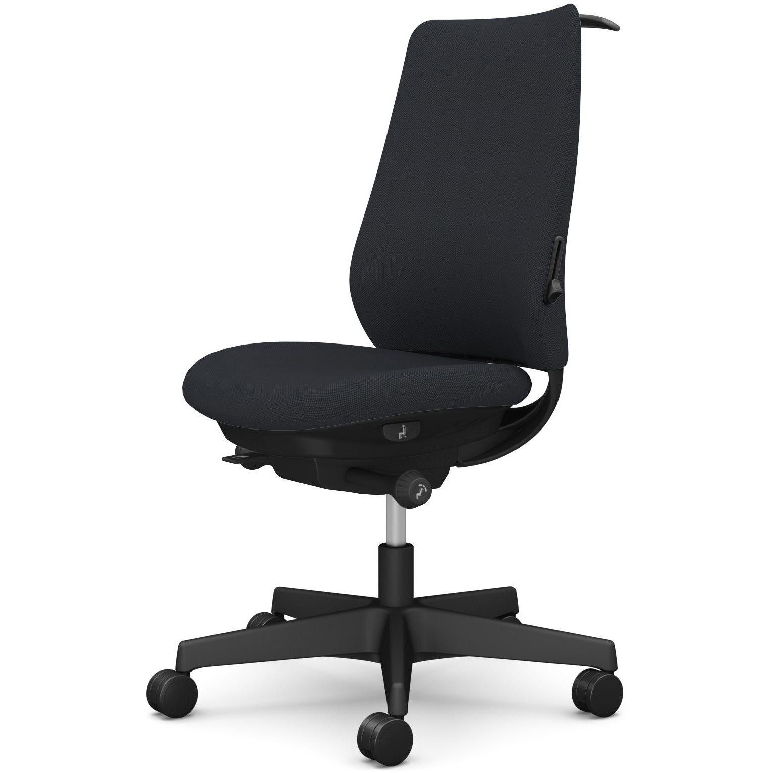 CF14XS FRU1 ポータムシリーズ/肘なし/背クッション/スタンダードタイプ/ブラックボディ/ハンガー有/ランバー有/ナイロンキャスター 1脚 オカムラ(岡村製作所) 【通販モノタロウ】