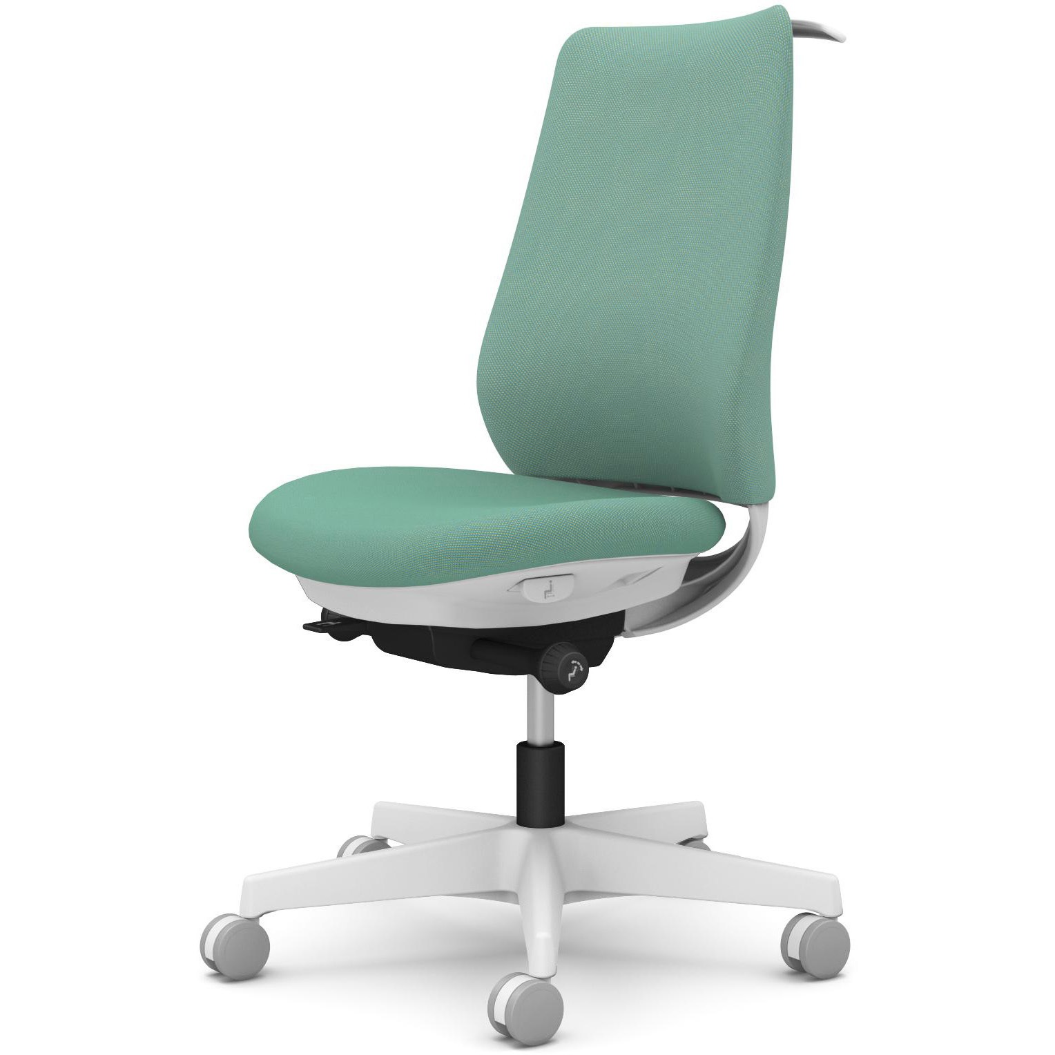 CF14XW FKY6 ポータムシリーズ/肘なし/背クッション/スタンダードタイプ/ホワイトボディ/ハンガー有/ランバー無/ナイロンキャスター 1脚 オカムラ(岡村製作所) 【通販モノタロウ】 40,937円