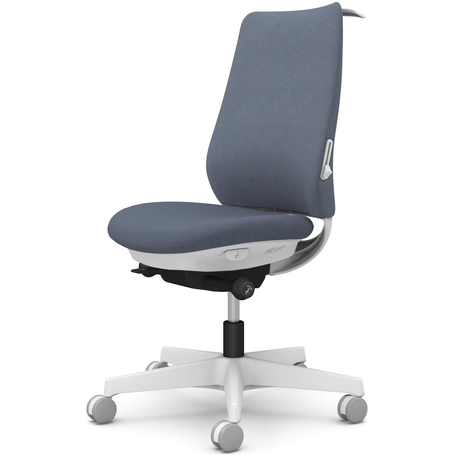 CF14XZ FKY4 ポータムシリーズ/肘なし/背クッション/スタンダードタイプ/ホワイトボディ/ハンガー有/ランバー有/ナイロンキャスター 1脚 オカムラ(岡村製作所) 【通販モノタロウ】 44,837円