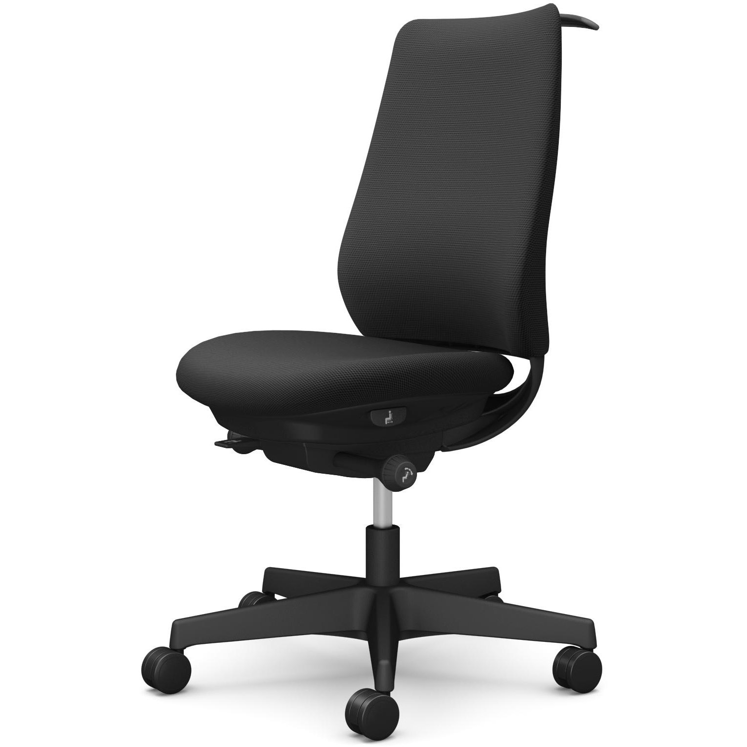 CF14ZR FSF1 ポータムシリーズ/肘なし/背クッション/スタンダードタイプ/ブラックボディ/ハンガー有/ランバー無/ウレタンキャスター 1脚 オカムラ(岡村製作所) 【通販モノタロウ】 41,587円