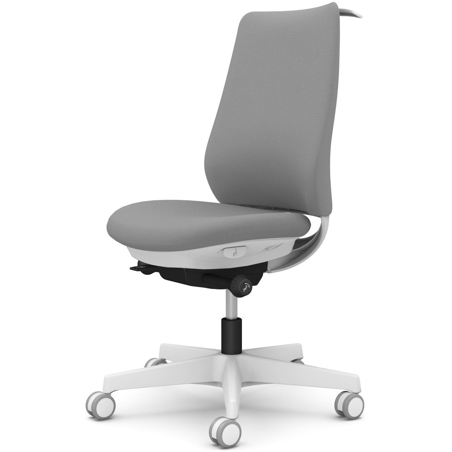 CF14ZW FKY2 ポータムシリーズ/肘なし/背クッション/スタンダードタイプ/ホワイトボディ/ハンガー有/ランバー無/ウレタンキャスター 1脚 オカムラ(岡村製作所) 【通販モノタロウ】