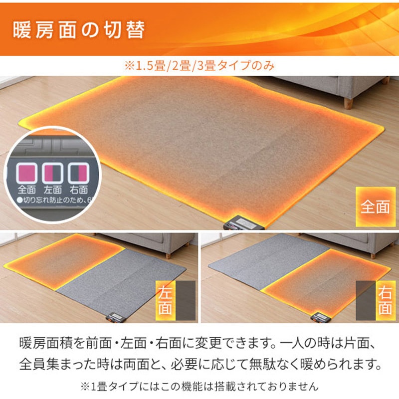 NU-201 ホットカーペット本体 1枚 YAMAZEN(山善) 【通販モノタロウ】