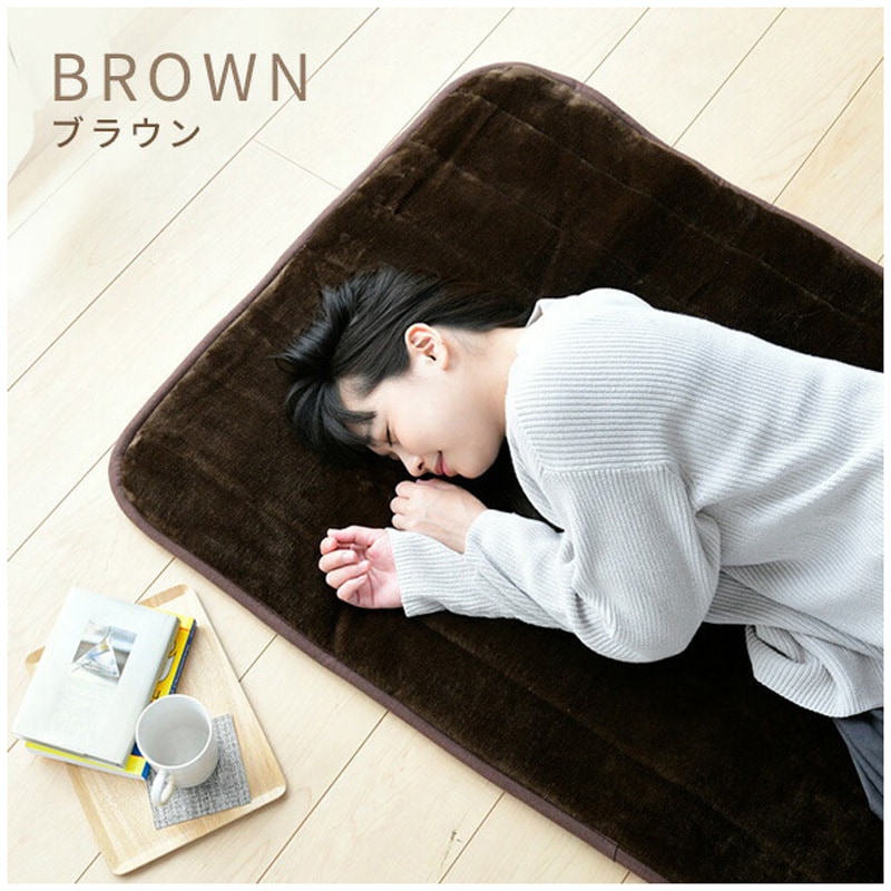 YWC-182F(LG)E 柔らかフランネル 洗えるどこでもカーペット 1枚