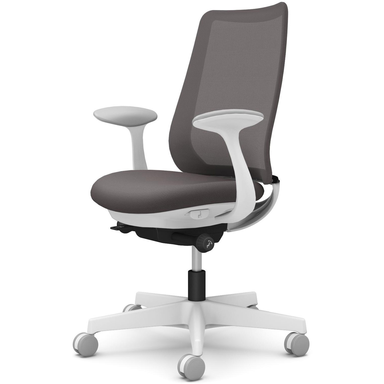 CF21XW FKA2 ポータムシリーズ/固定肘/背メッシュ/スタンダードタイプ/ホワイトボディ/ハンガー無/ランバー無/ナイロンキャスター 1脚 オカムラ(岡村製作所) 【通販モノタロウ】 38,337円