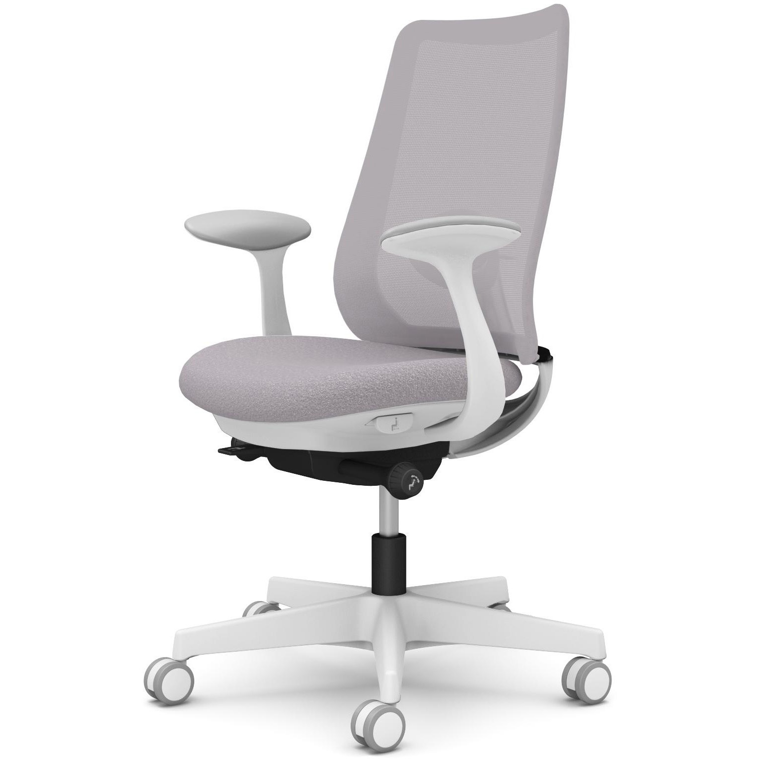 CF21ZZ F1K1 ポータムシリーズ/固定肘/背メッシュ/スタンダードタイプ/ホワイトボディ/ハンガー無/ランバー有/ウレタンキャスター 1脚 オカムラ(岡村製作所) 【通販モノタロウ】