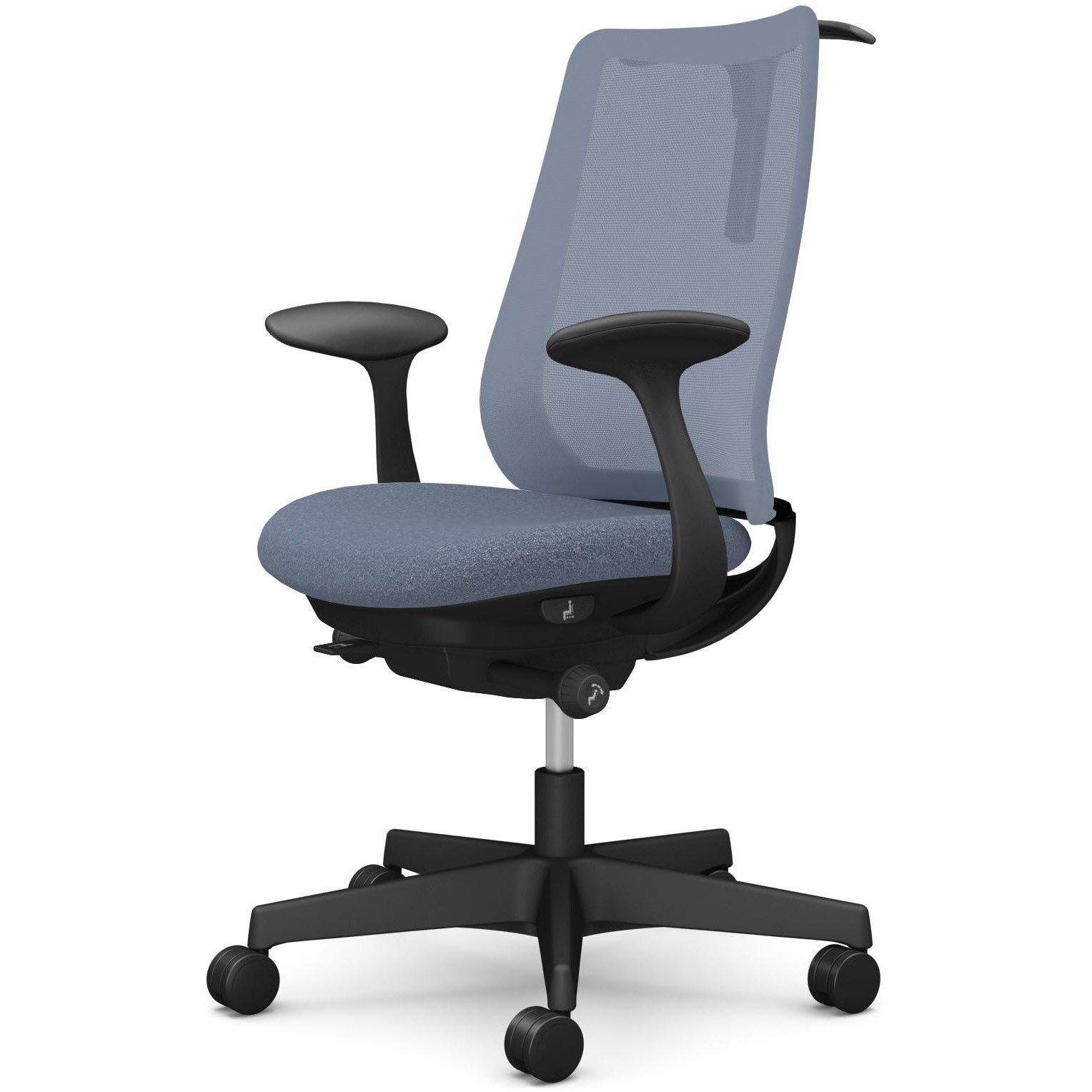 CF22XR F1K4 ポータムシリーズ/固定肘/背メッシュ/スタンダードタイプ/ブラックボディ/ハンガー有/ランバー無/ナイロンキャスター 1脚 オカムラ(岡村製作所) 【通販モノタロウ】