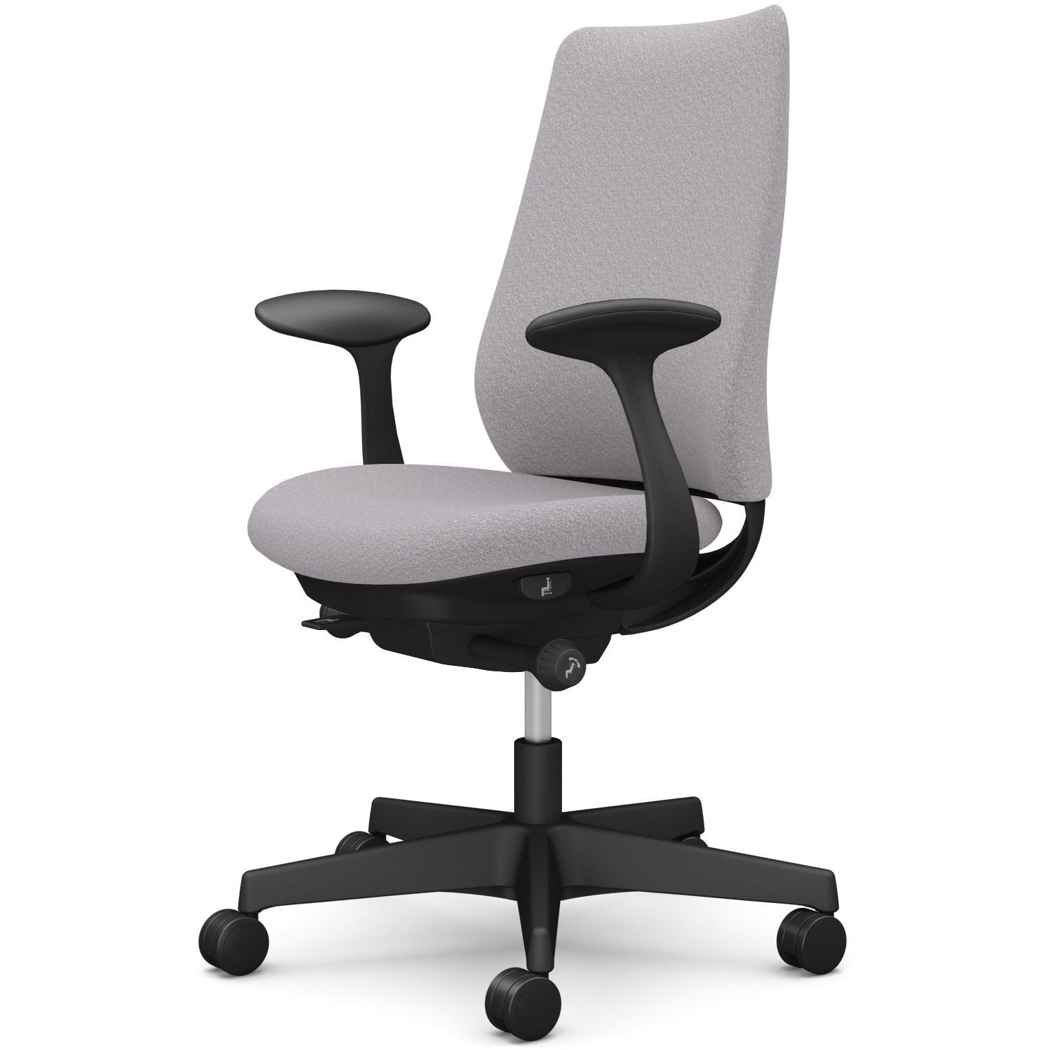 CF23XR FXW1 ポータムシリーズ/固定肘/背クッション/スタンダードタイプ/ブラックボディ/ハンガー無/ランバー無/ナイロンキャスター 1脚 オカムラ(岡村製作所) 【通販モノタロウ】 38,337円