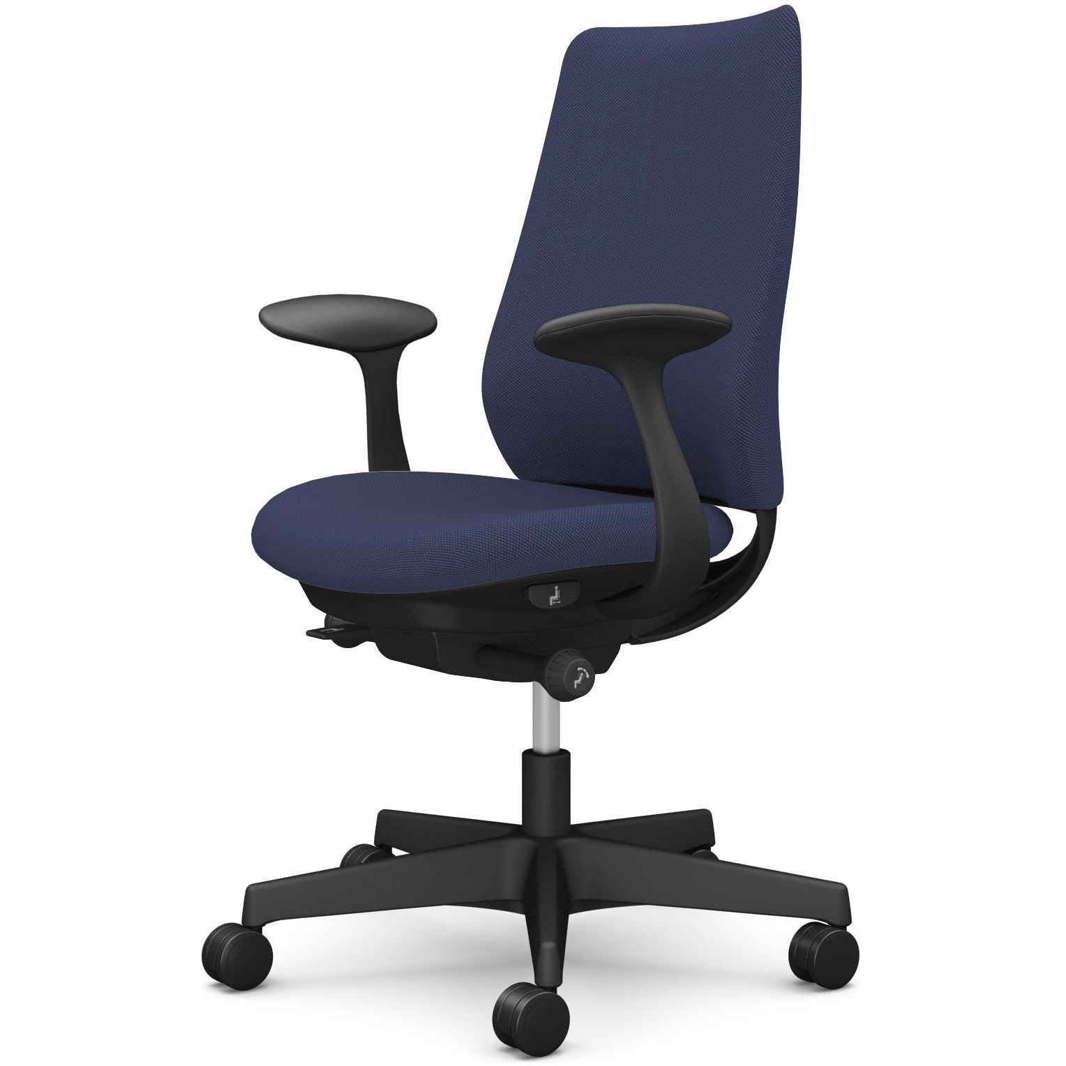 CF23ZR FRU4 ポータムシリーズ/固定肘/背クッション/スタンダードタイプ/ブラックボディ/ハンガー無/ランバー無/ウレタンキャスター 1脚 オカムラ(岡村製作所) 【通販モノタロウ】