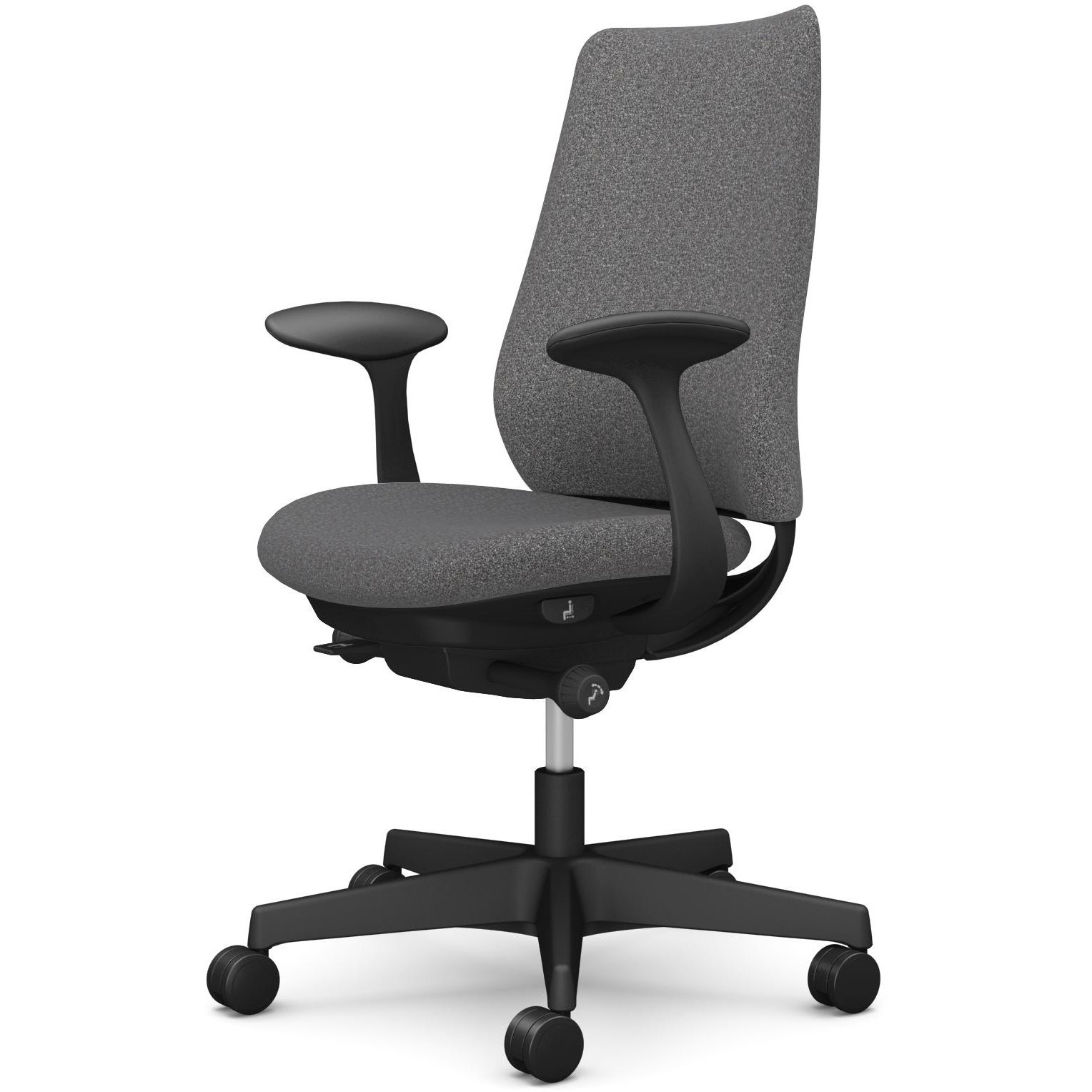 CF23ZR FXW0 ポータムシリーズ/固定肘/背クッション/スタンダードタイプ/ブラックボディ/ハンガー無/ランバー無/ウレタンキャスター 1脚 オカムラ(岡村製作所) 【通販モノタロウ】 38,337円