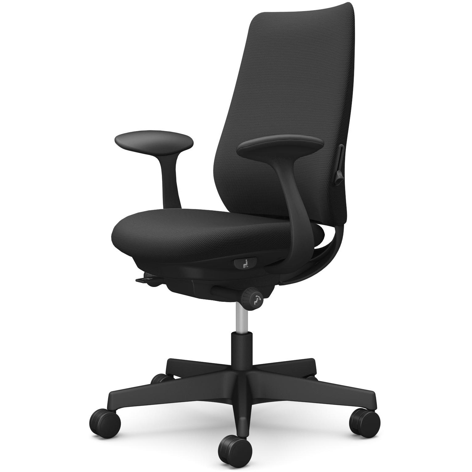 CF23ZS FSF1 ポータムシリーズ/固定肘/背クッション/スタンダードタイプ/ブラックボディ/ハンガー無/ランバー有/ウレタンキャスター 1脚 オカムラ(岡村製作所) 【通販モノタロウ】