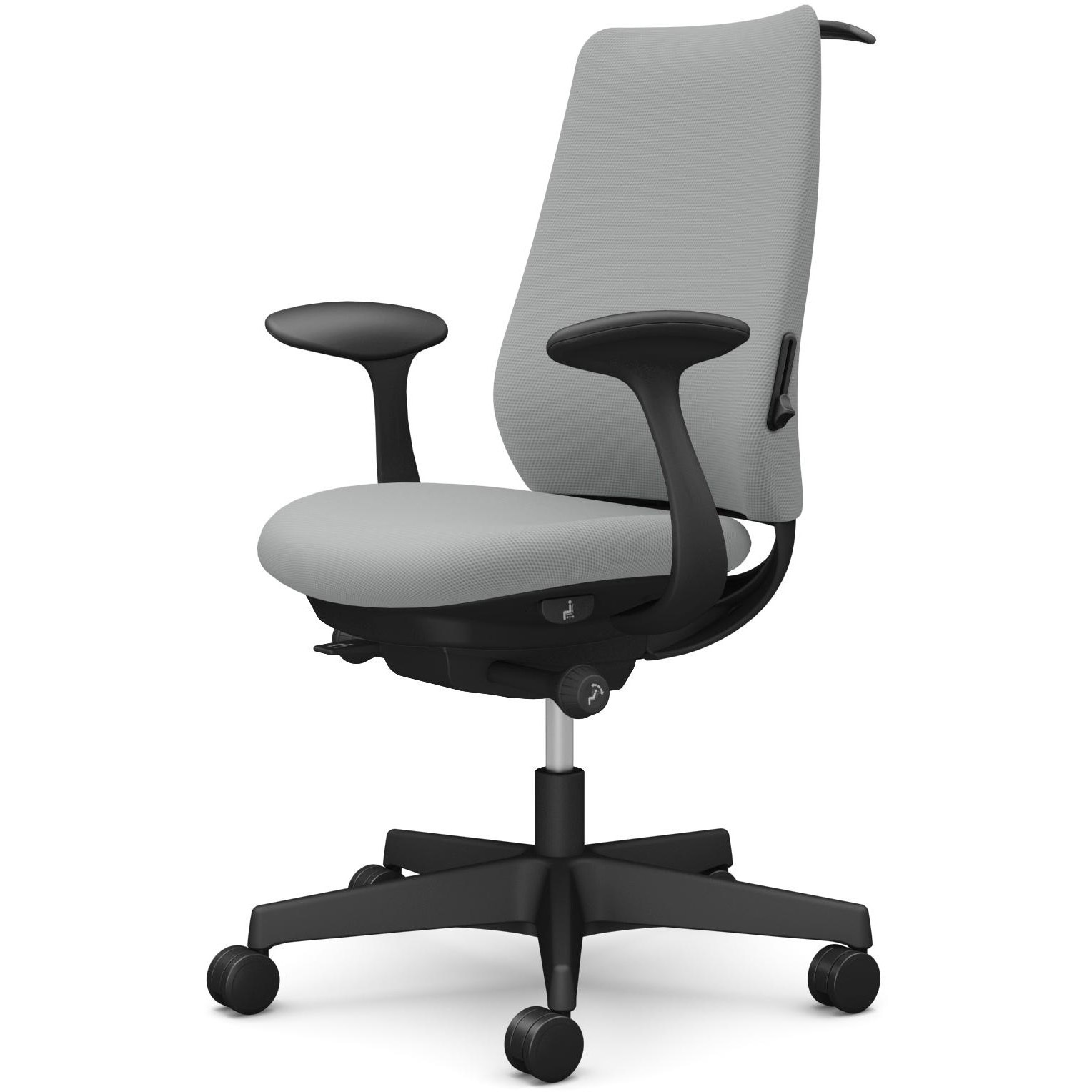 CF24XS FSG3 ポータムシリーズ/固定肘/背クッション/スタンダードタイプ/ブラックボディ/ハンガー有/ランバー有/ナイロンキャスター 1脚 オカムラ(岡村製作所) 【通販モノタロウ】