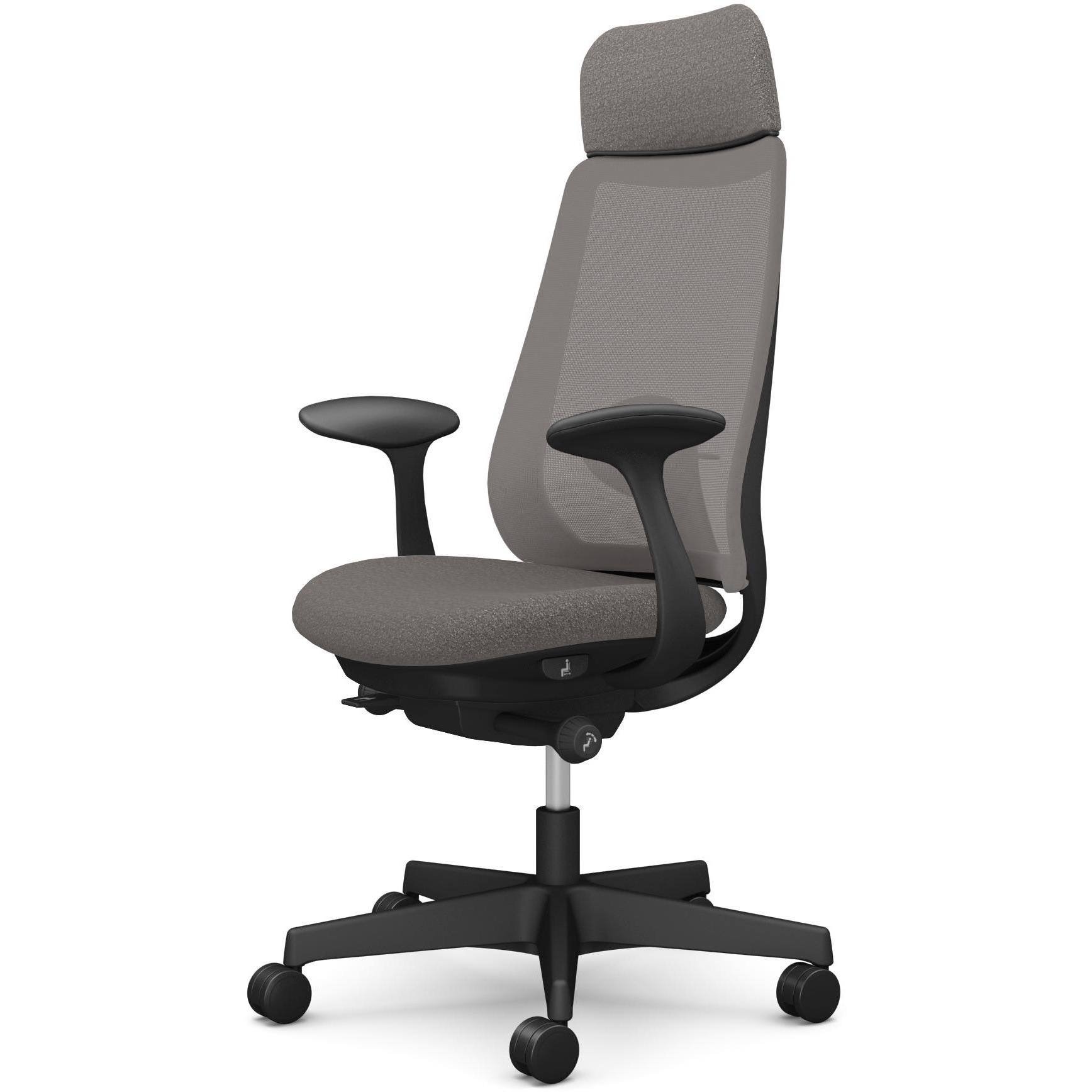 CF25XS F1K3 ポータムシリーズ/固定肘/背メッシュ/EXスタンダードタイプ/ブラックボディ/ハンガー無/ランバー有/ナイロンキャスター 1脚 オカムラ(岡村製作所) 【通販モノタロウ】