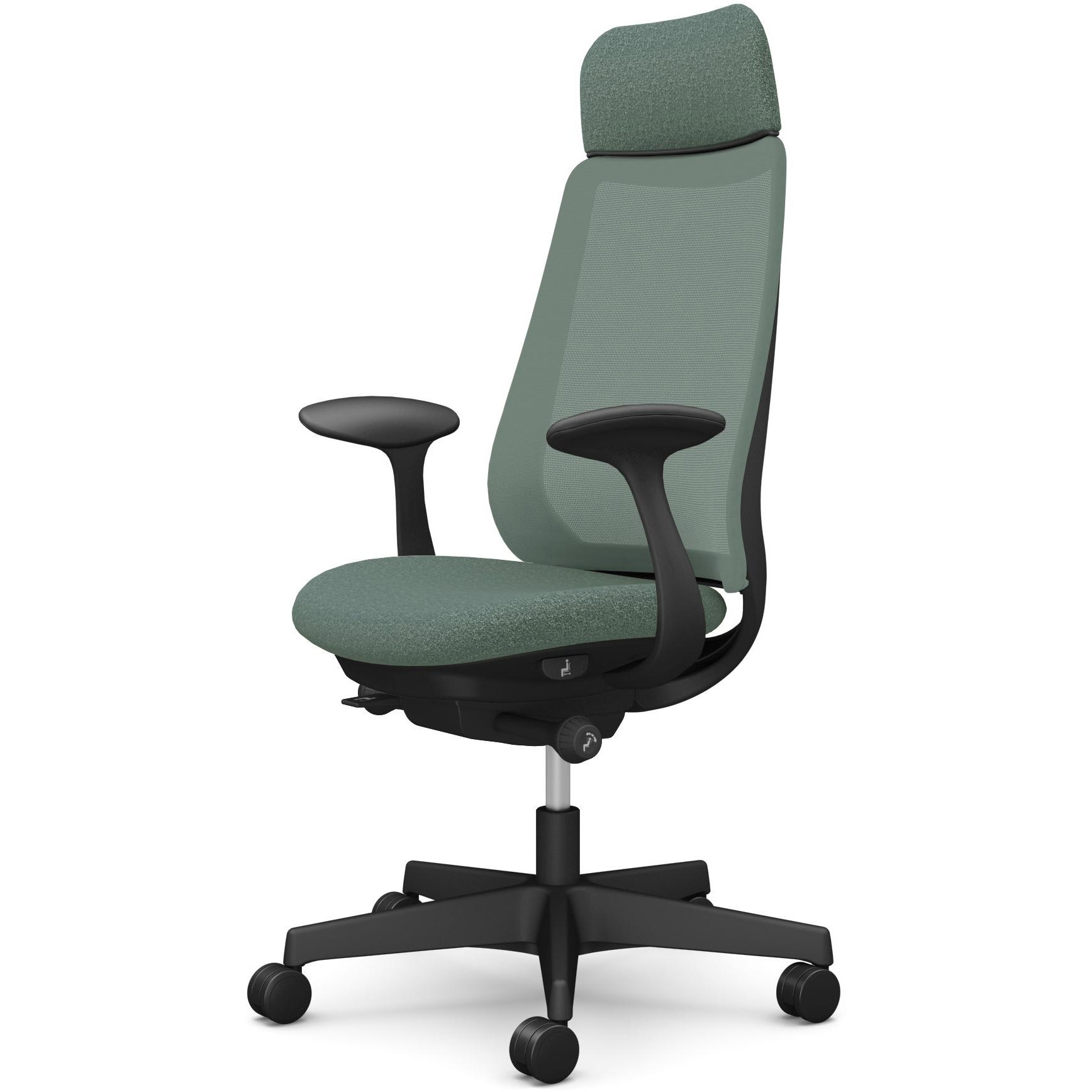 CF25ZR F1K5 ポータムシリーズ/固定肘/背メッシュ/EXスタンダードタイプ/ブラックボディ/ハンガー無/ランバー無/ウレタンキャスター 1脚 オカムラ(岡村製作所) 【通販モノタロウ】