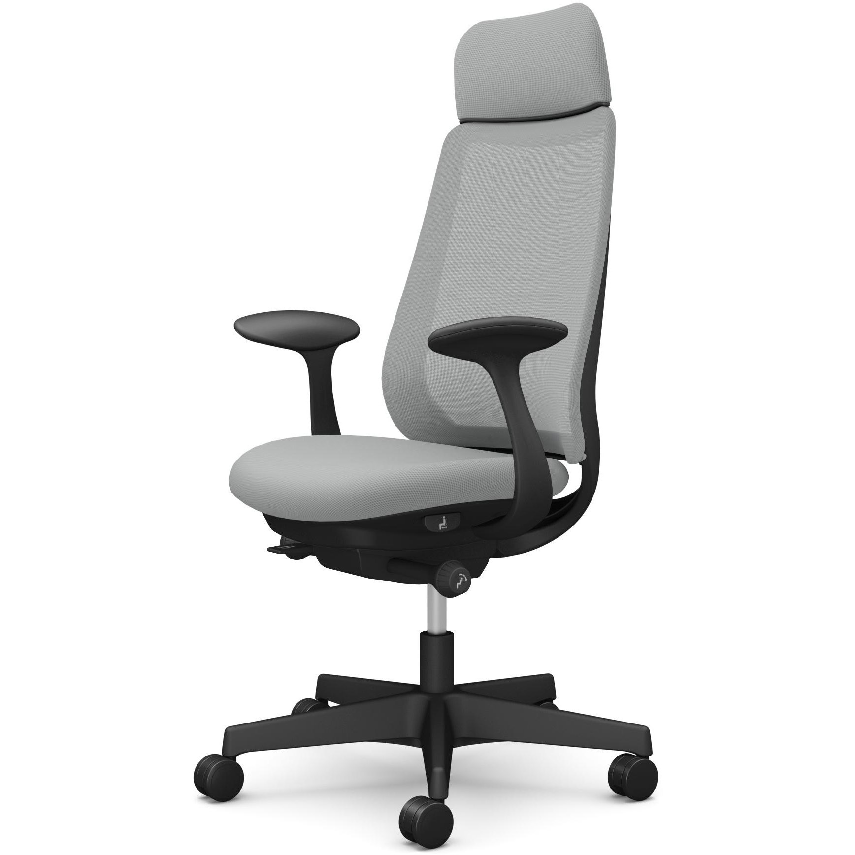 CF25ZR FKA3 ポータムシリーズ/固定肘/背メッシュ/EXスタンダードタイプ/ブラックボディ/ハンガー無/ランバー無/ウレタンキャスター 1脚 オカムラ(岡村製作所) 【通販モノタロウ】