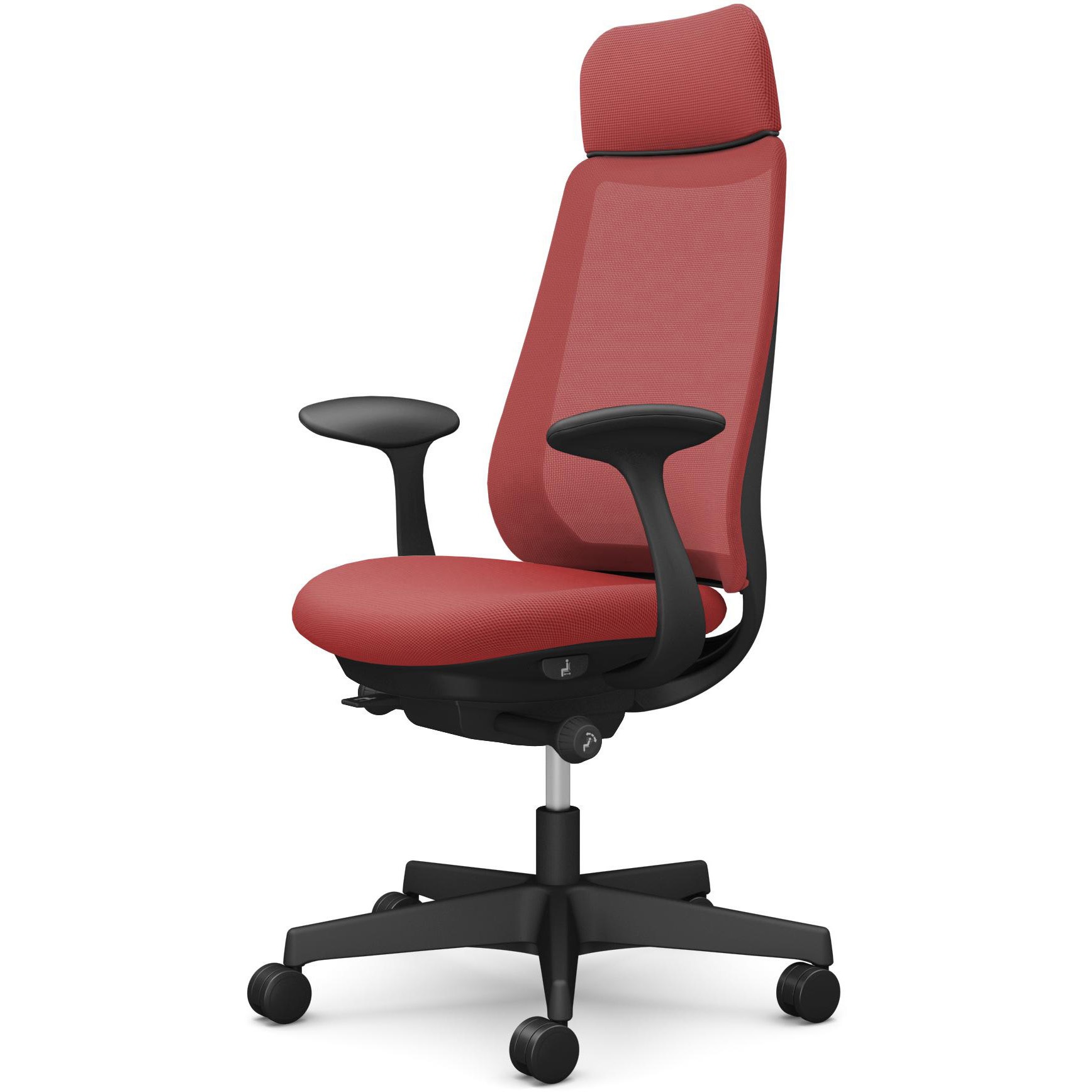 CF25ZR FKA9 ポータムシリーズ/固定肘/背メッシュ/EXスタンダードタイプ/ブラックボディ/ハンガー無/ランバー無/ウレタンキャスター 1脚 オカムラ(岡村製作所) 【通販モノタロウ】