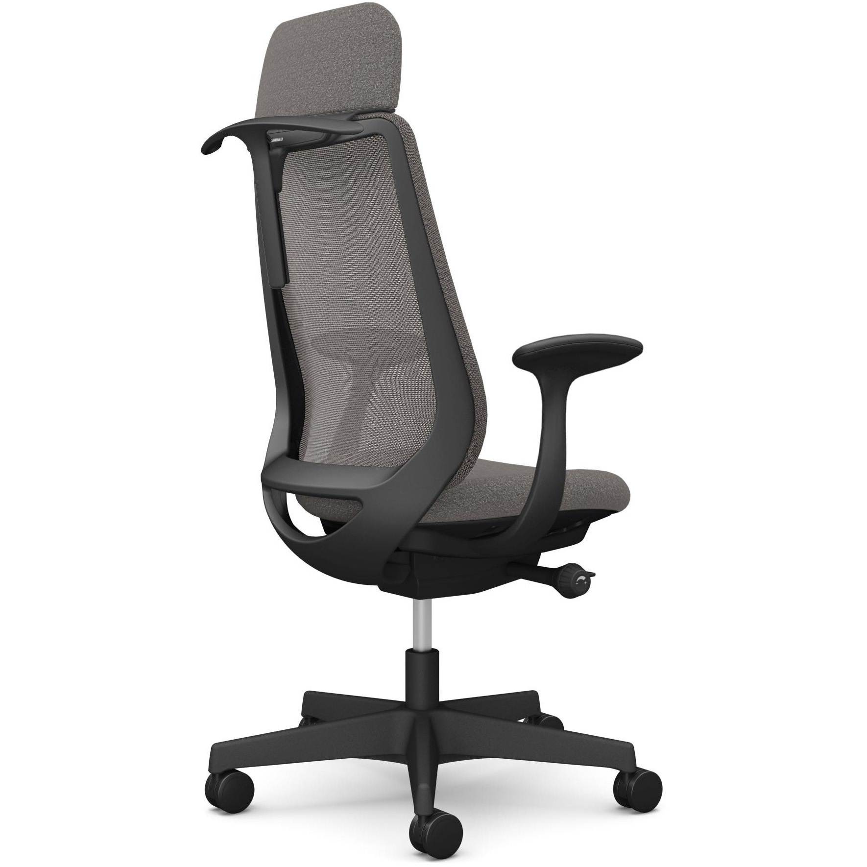 CF26XR F1K3 ポータムシリーズ/固定肘/背メッシュ/EXスタンダードタイプ/ブラックボディ/ハンガー有/ランバー無/ナイロンキャスター 1脚 オカムラ(岡村製作所) 【通販モノタロウ】
