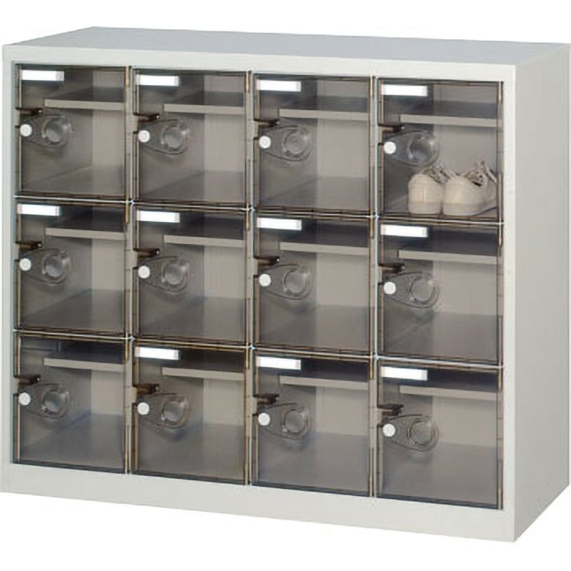 RFSC-12WPC シューズロッカー SCタイプ ノーブランド 12人用(中棚付)タイプ   RFSC-12WPC