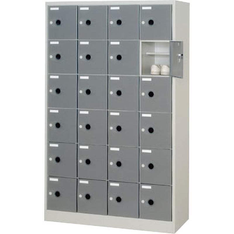 RFSC-24WP シューズロッカー SCタイプ ノーブランド 24人用(中棚付)タイプ   RFSC-24WP