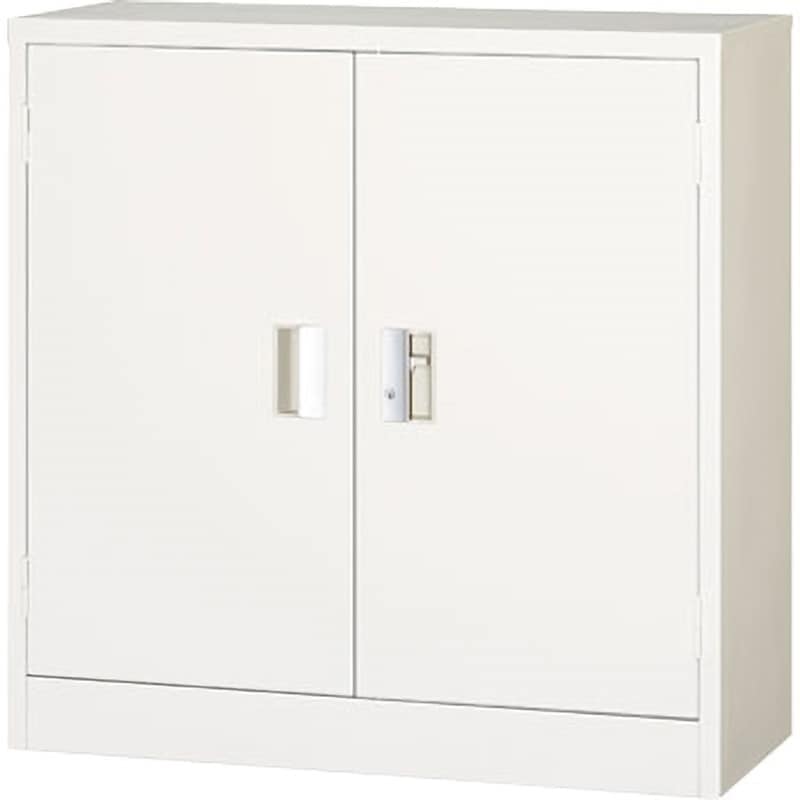 RF303-AW 両開スチール書庫 引出無 ノーブランド オフホワイト色 下置き専用 3号タイプ 高さ880mm  RF303-AW