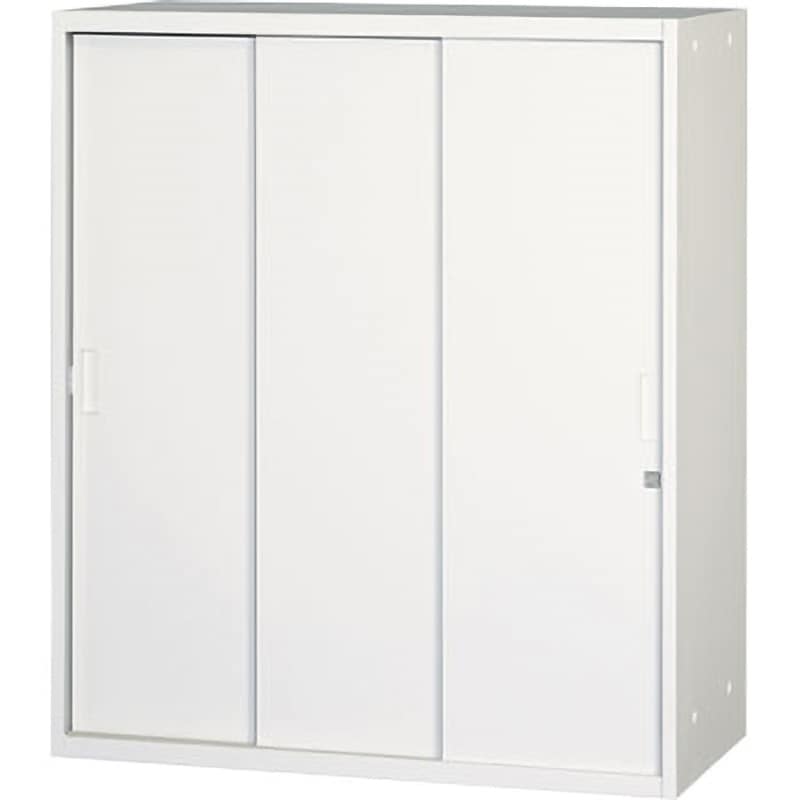 RFUASS-W11 壁面スチール収納引違戸 3枚扉 ノーブランド オフホワイト色